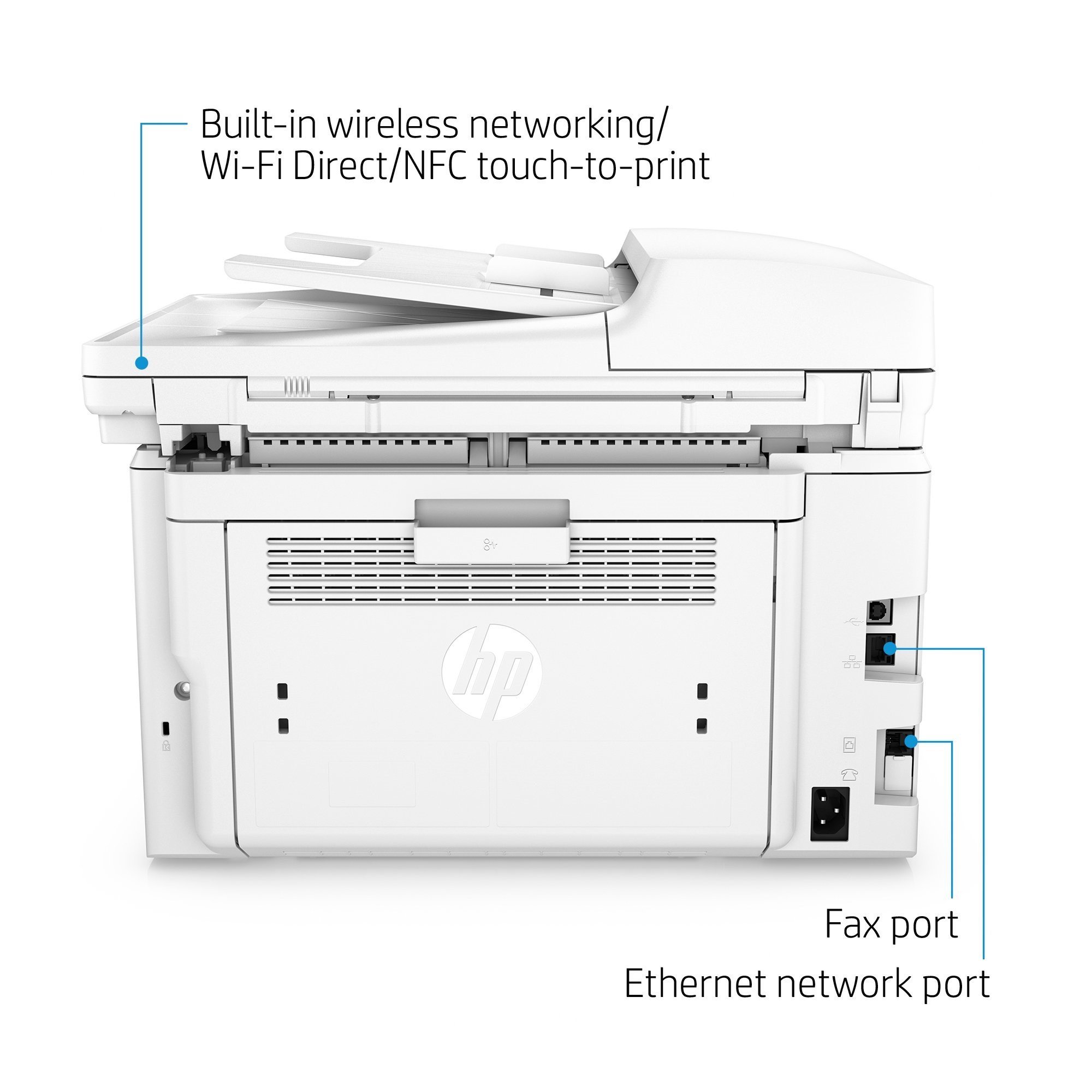 HP G3Q75A#BGJ LaserJet Pro M227fdw Wireless All-in-One Laser Printer with Copy, Scan, Fax | Replaces M225dw | Ideal for Home Office & Small Business (Renewed)