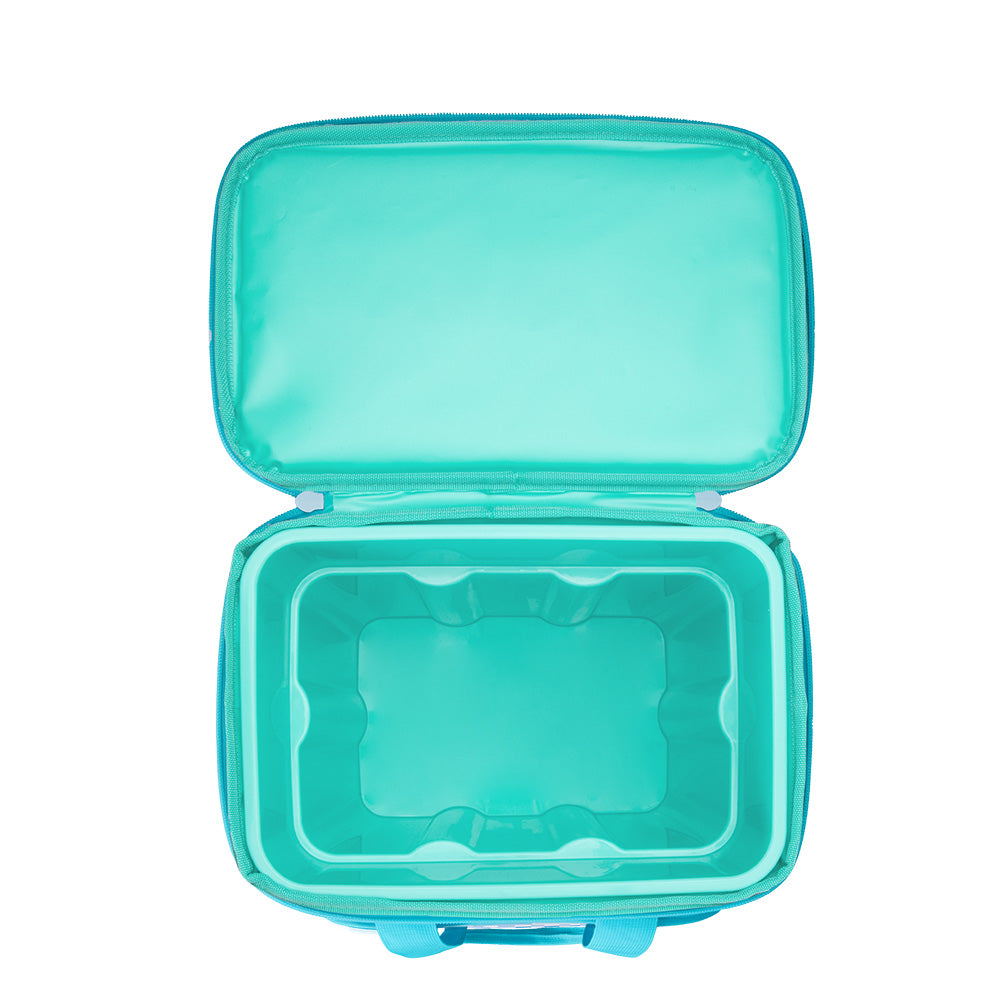 Glacier Stripe Boxxi 24 Cooler - Premium Insulated Ice Chest for Camping, Beach, Picnics & Outdoor Adventures - Keeps Drinks Cold for 24+ Hours