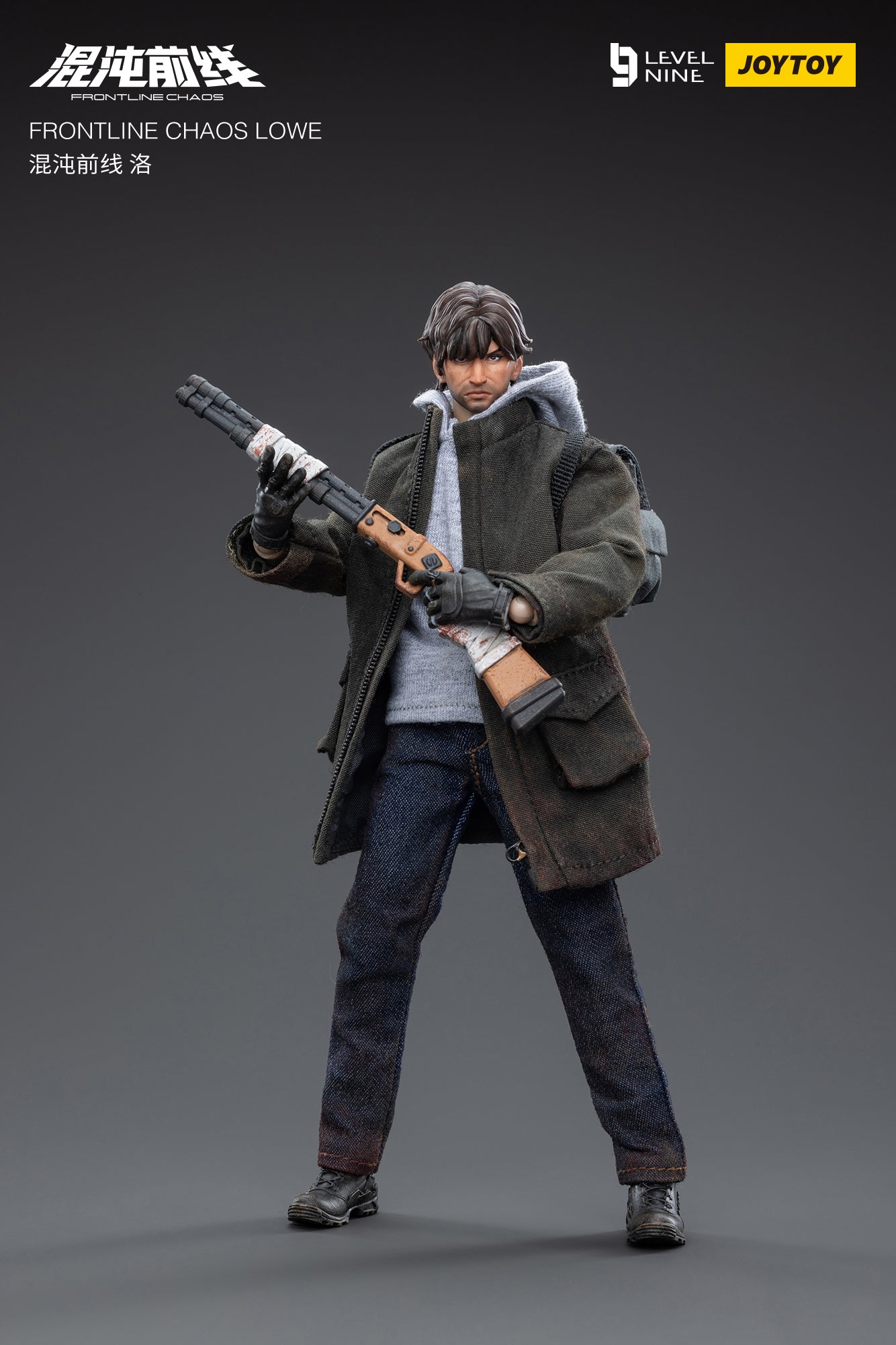 JOYTOY Level Nine 1/12 Scale Military Action Figure - Frontline Chaos Lowe Soldier Collectible Model for Display & Combat Scenes | Perfect for Collectors, Dioramas & Action Figure Photography