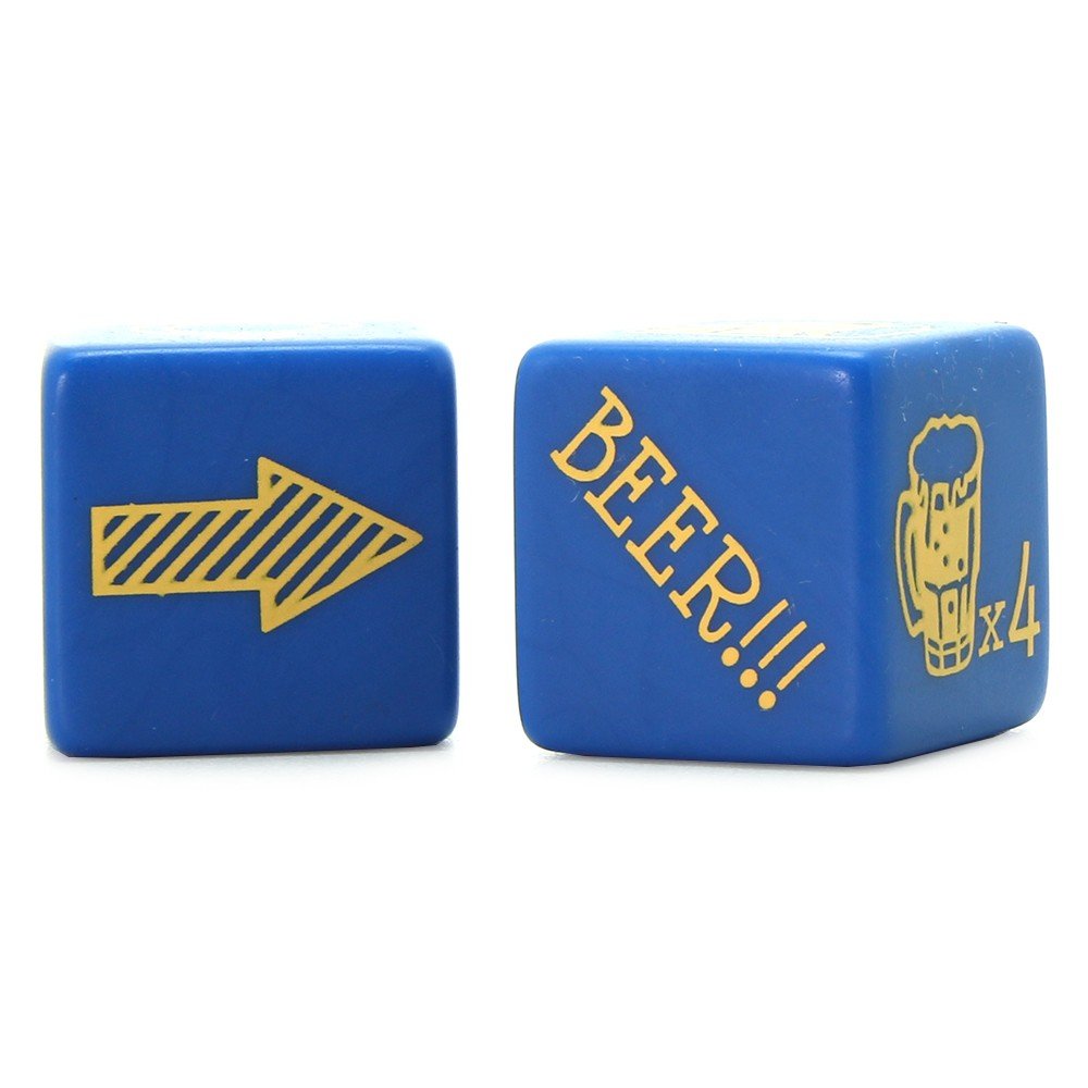 Kheper Games Large Beer Dice Game Set - Fun Drinking Party Game for Adults & Friends - Perfect for Backyard BBQs, Tailgates, and College Parties