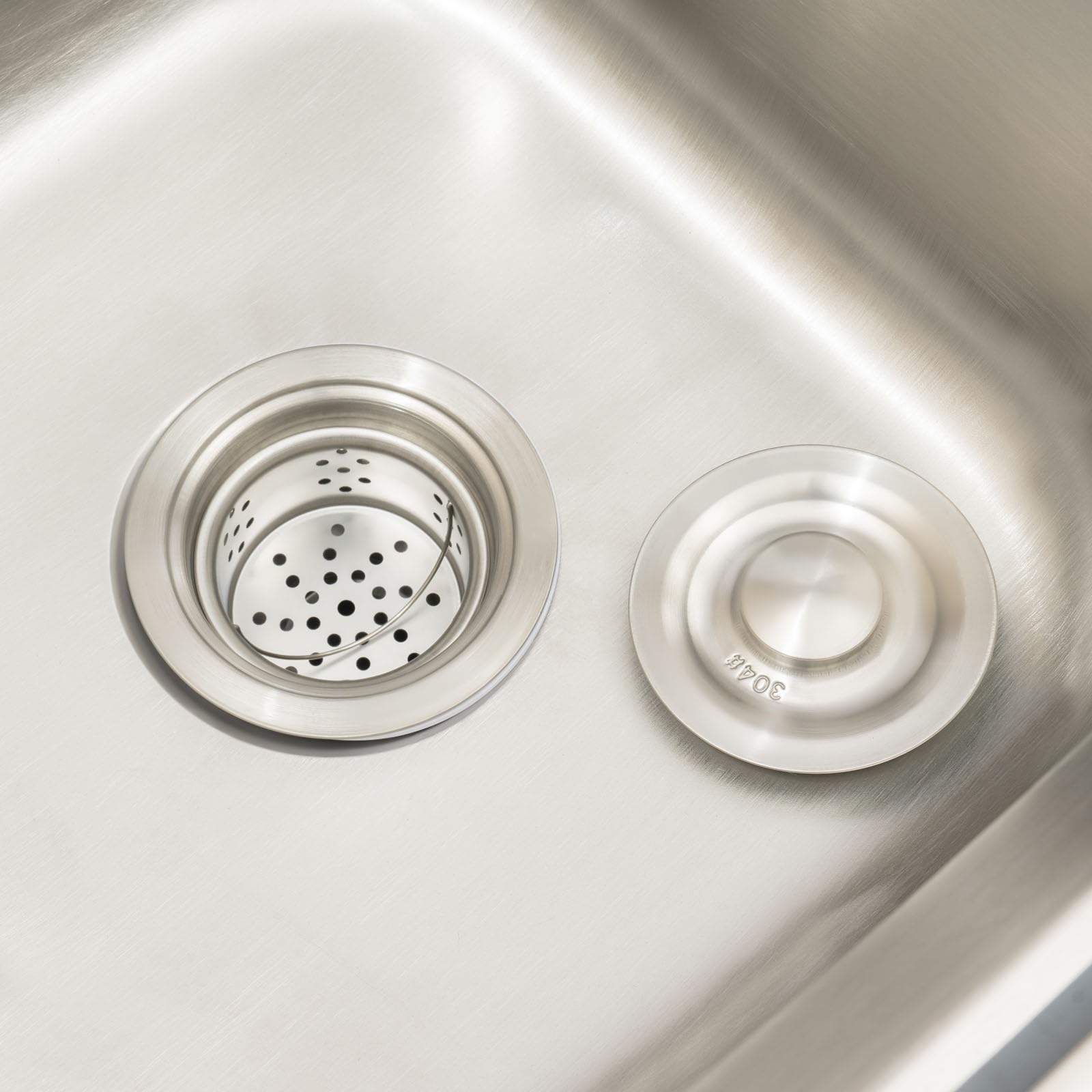 Commercial Stainless Steel Kitchen Sink Set with Double Bowls - Spacious Restaurant-Grade Sink Kit for Professional Kitchens, Food Trucks & Outdoor Cooking Areas
