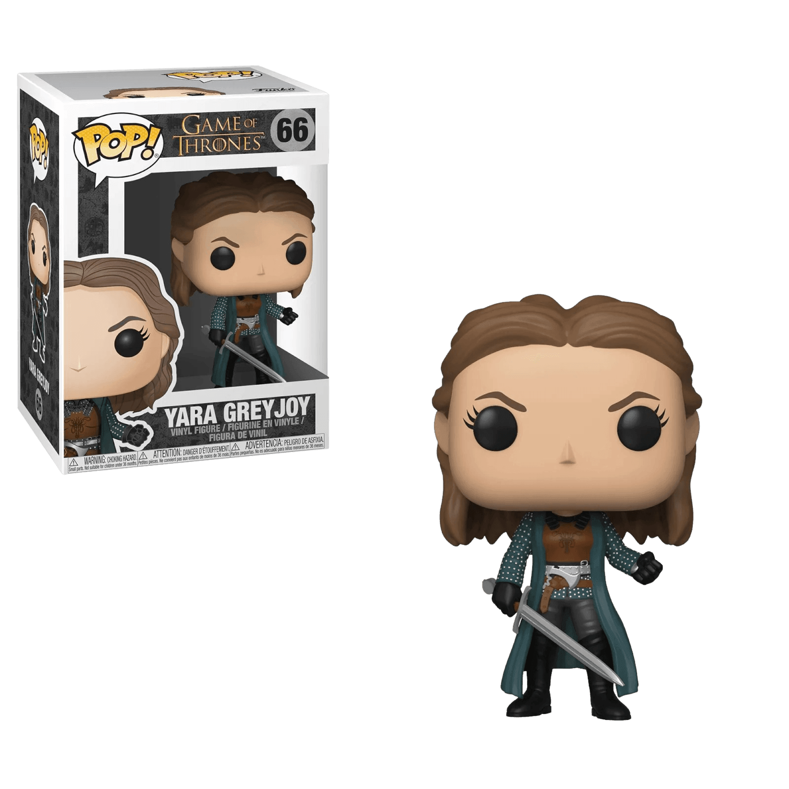 Funko Pop! Vinyl Yara Greyjoy #66 - Game of Thrones Collectible Figure - Perfect for GOT Fans, Display & Gift Giving