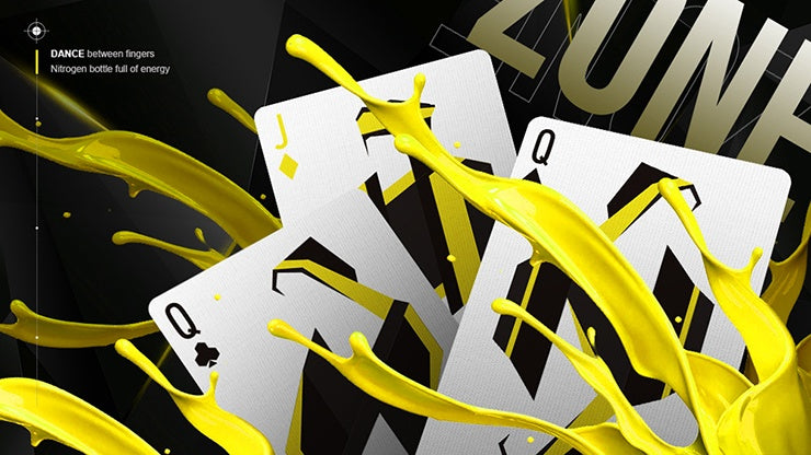 Bocopo Premium Yellow Playing Cards - High-Quality Poker Cards for Magic Tricks, Card Games, and Casino Nights | Perfect for Poker, Blackjack, and Family Game Nights