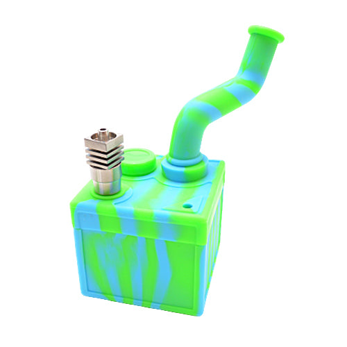 Premium Silicone Dab Rig Kit - Portable & Durable Utility Box Design for Concentrates - Perfect for Travel, Camping & On-The-Go Dabbing