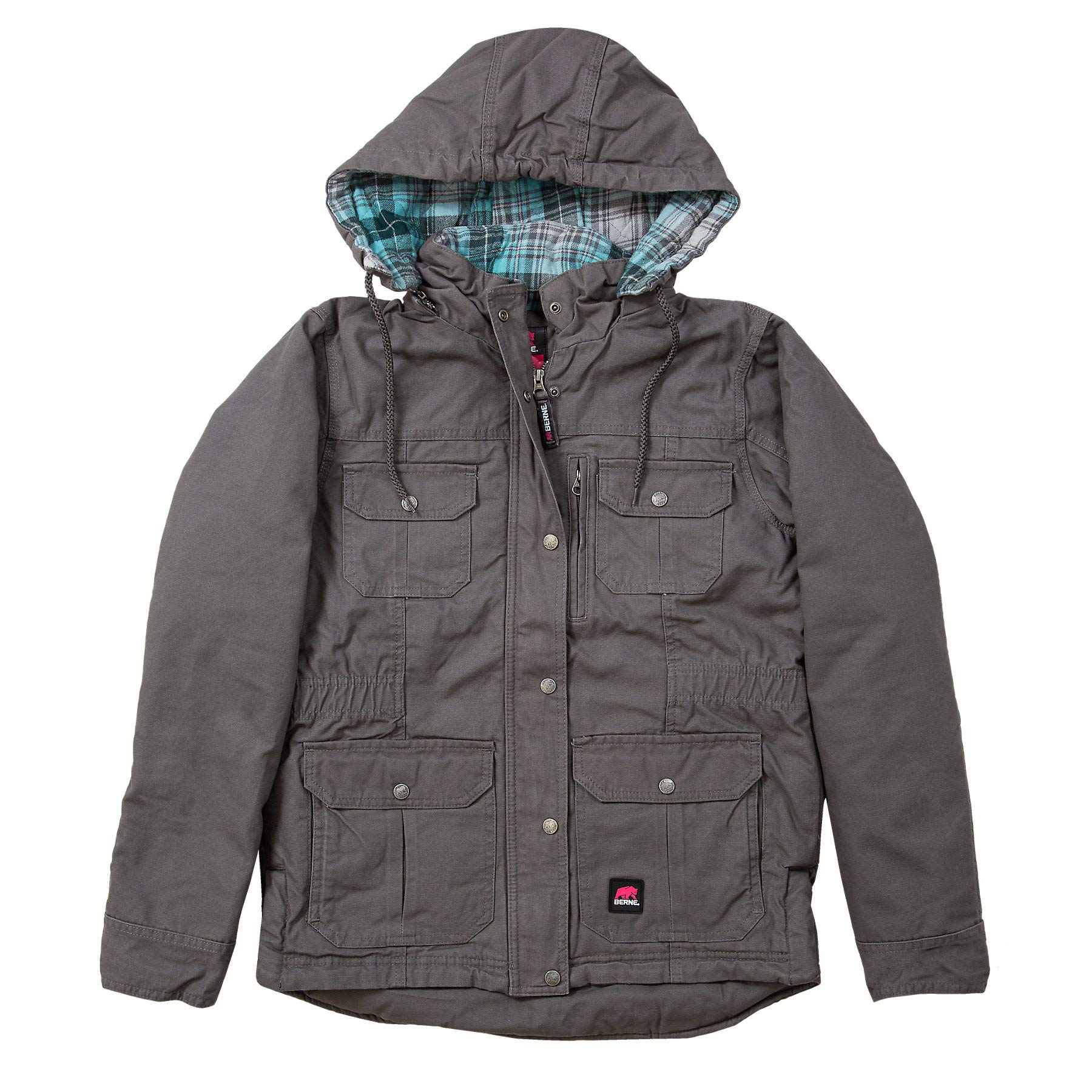 Berne Women's Softstone Quilted Barn Coat - Waterproof Winter Jacket for Farm, Ranch & Outdoor Activities | Warm Insulated Work Coat for Cold Weather