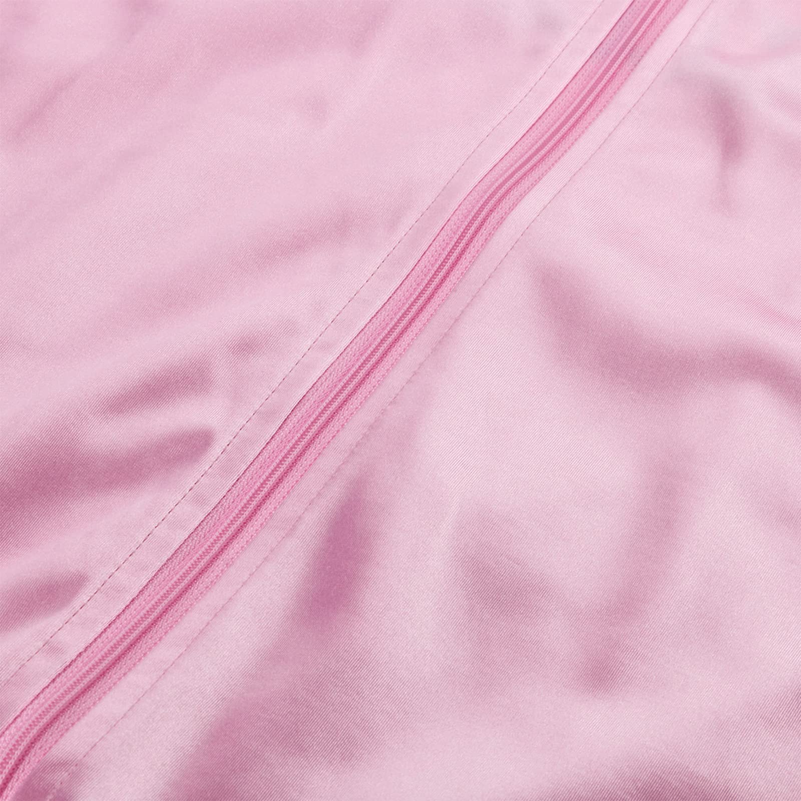 Vintage 1950s Pink Satin Jacket for Women - Retro Fancy Dress Coat with Detachable Scarf | Halloween Costume, Cosplay, Pinup Style Outfit, Themed Parties & Photo Shoots