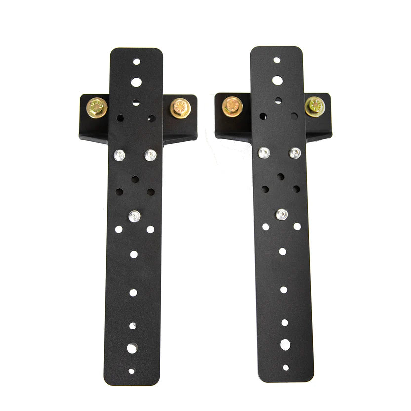 Rago Fabrication Bed Rail Recovery Board Mounts for Toyota Tacoma & Tundra - Heavy Duty Off-Road Accessories for Overlanding & Truck Recovery (Fits Factory Bed Rails)