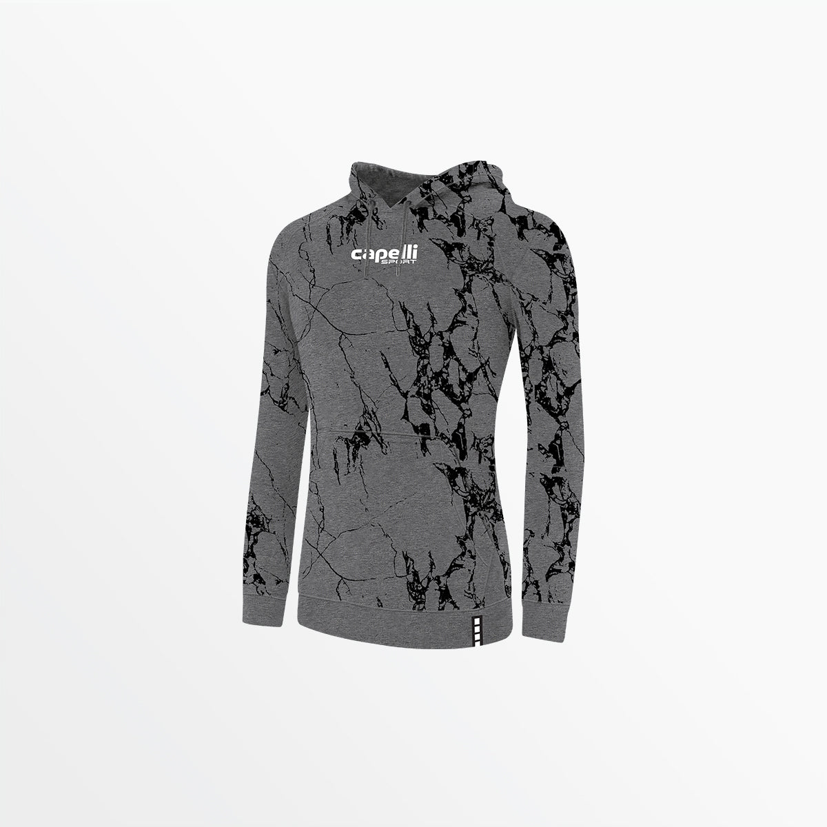 Women's Marble French Terry Pullover Hoodie - Soft & Stylish Sweatshirt for Casual Wear, Gym, and Lounge