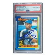 Ken Griffey Jr Signed Seattle Mariners 1990 Topps #336 Rookie Baseball Card - PSA/DNA Certified Gem Mint 10 - Perfect for Sports Memorabilia Collectors & Baseball Fans Display