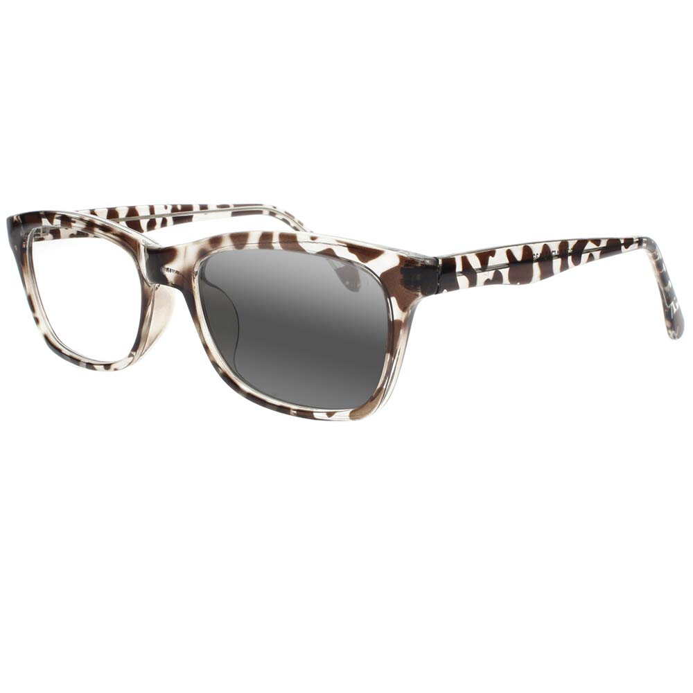 Progressive Photochromic Multifocus Reading Glasses for Men & Women - Light Adjusting Transition Lenses for Indoor & Outdoor Use