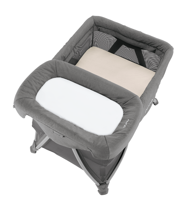 Nuna Sena Aire 2022/2023 Lightweight Travel Crib with Removable Bassinet - Perfect for Baby Sleep, Travel & Home Use