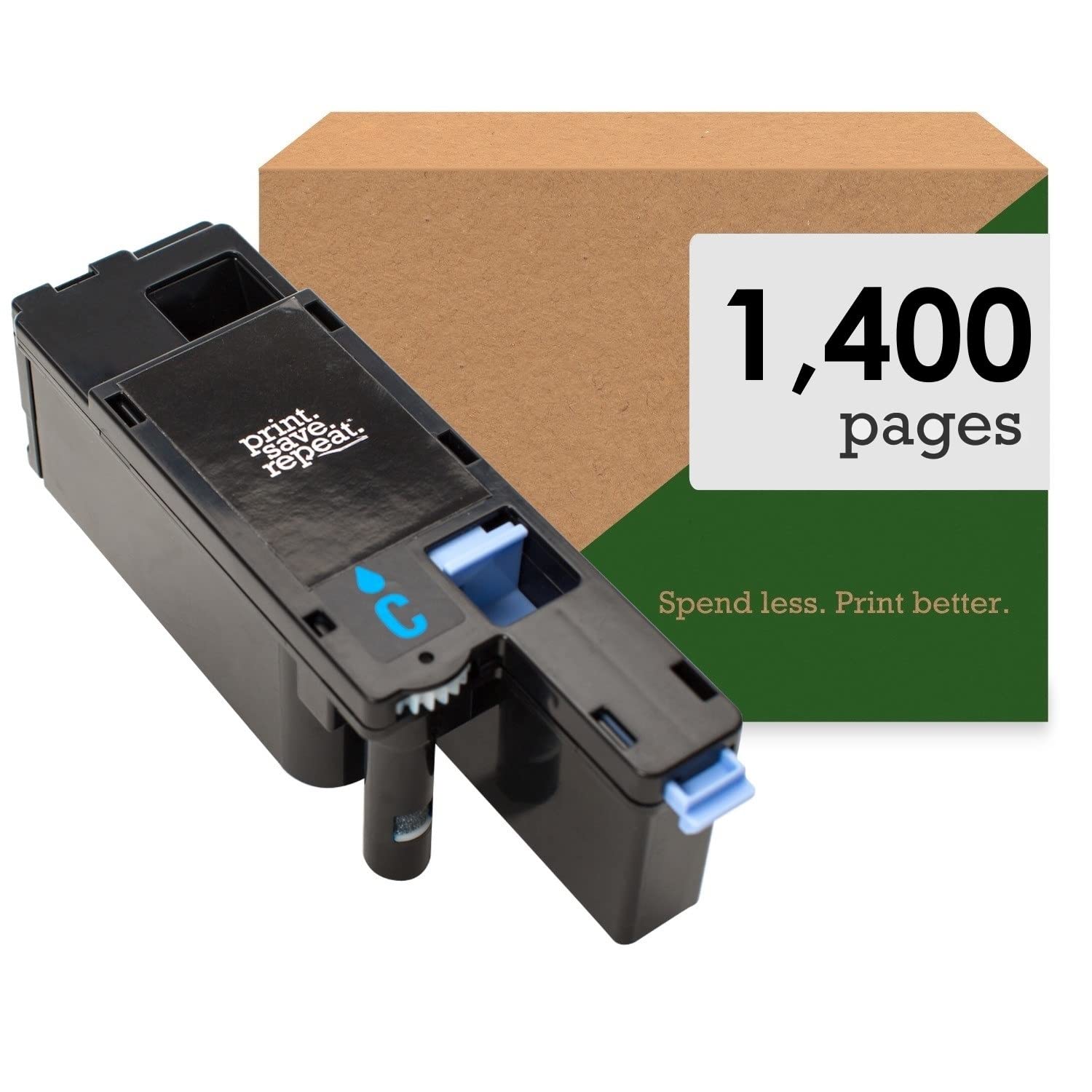 Dell C5GC3 Cyan High Yield Compatible Toner Cartridge for 1250, 1350, 1355, C1760, C1765 Laser Printers - 1,400 Page Yield | Ideal for Office & Home Printing Needs