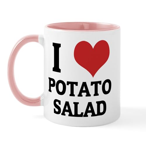 White/Pink Inside - I Love Potato Salad Mug