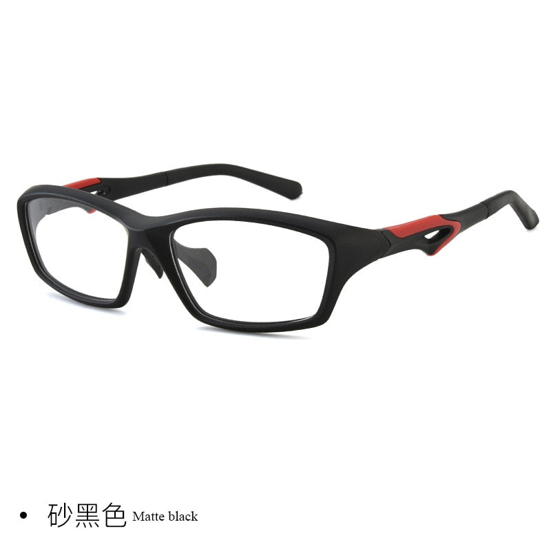 Bclear TR90 Square Full Rim Sport Eyeglasses for Men - Lightweight Durable Frame (Model ZT9233) - Perfect for Running, Cycling & Outdoor Activities