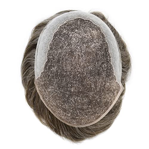 #550 #5 Medium Light Brown With 50% Synthetic Grey-100% Light To Medium Density