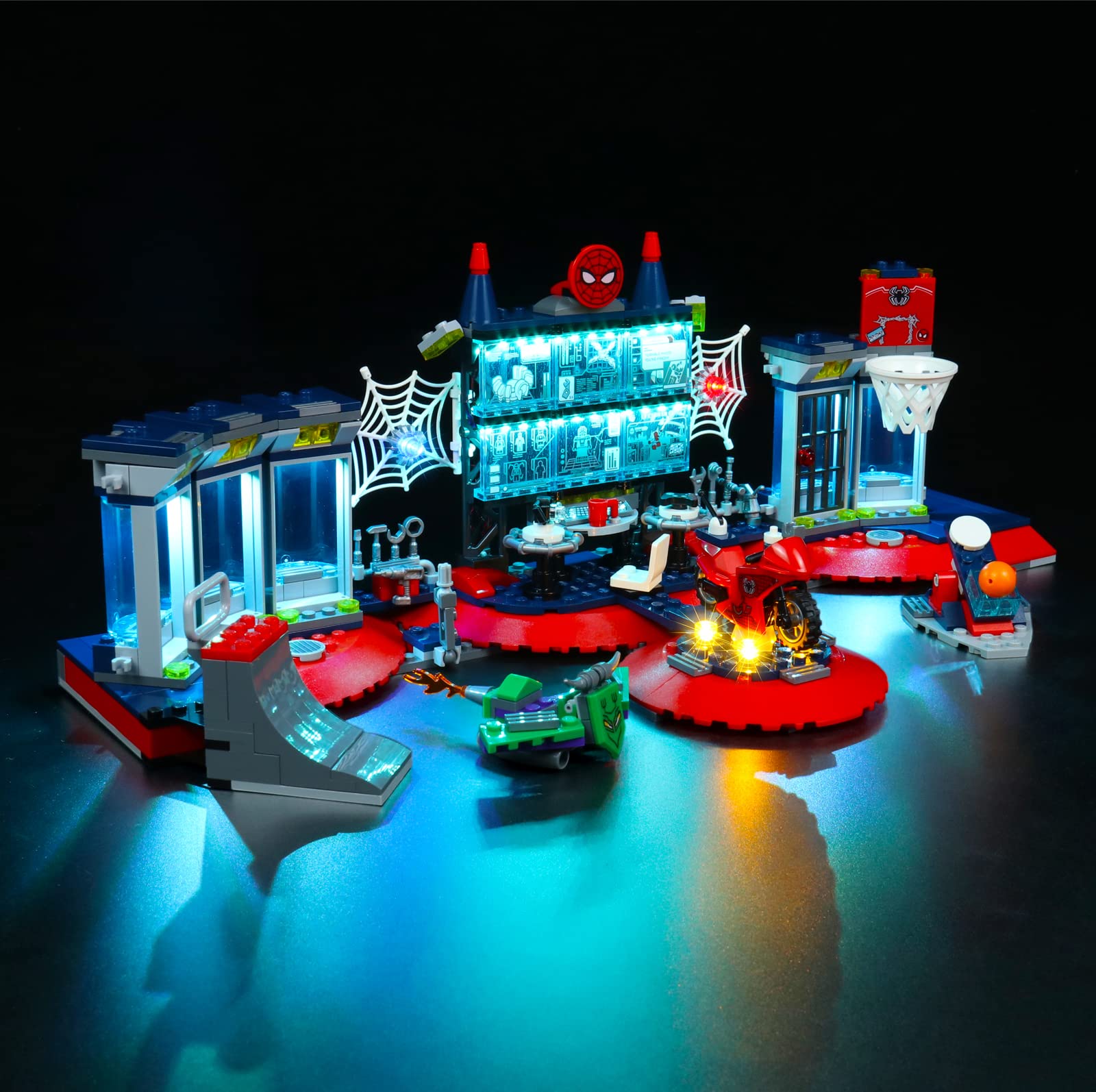 BrickBling LED Light Kit for Lego Spiderman Building Set 76175 - DIY Lighting Decoration for Lego Models (Lights Only, No Lego Included) | Perfect Gift for Spider-Man Fans | Enhance Your Lego Display for Home, Office, or Collection Showcase