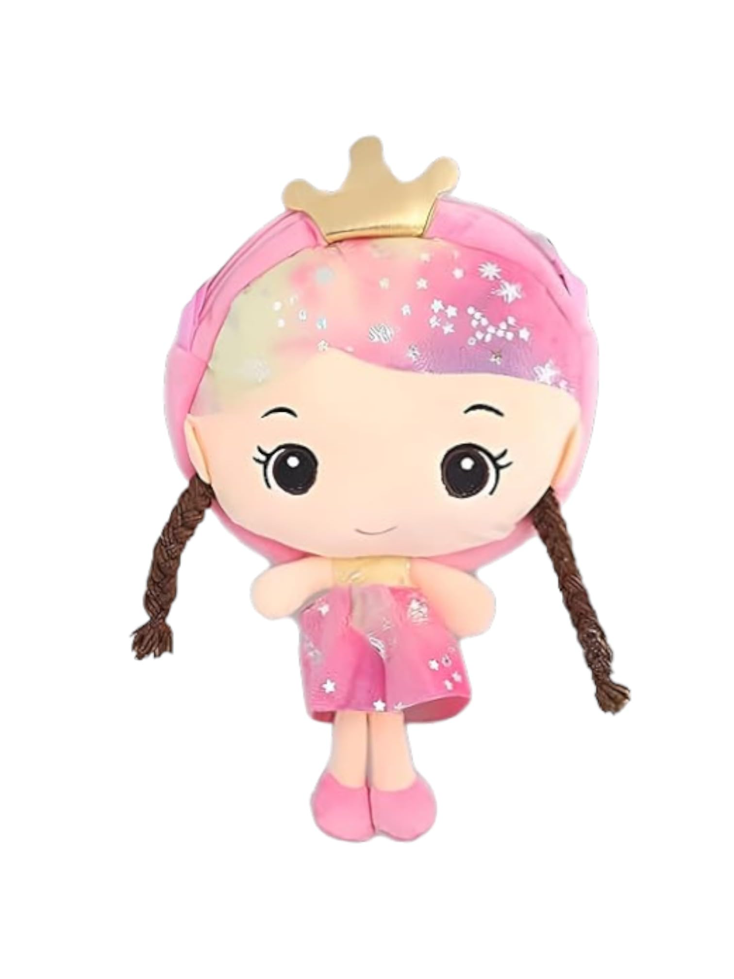 Cheerful Companion Doll-Shaped Messenger Bag for Teen Girls - Bright & Beautiful Small Crossbody Bag (30x18cm) - Perfect for School, Travel & Everyday Use