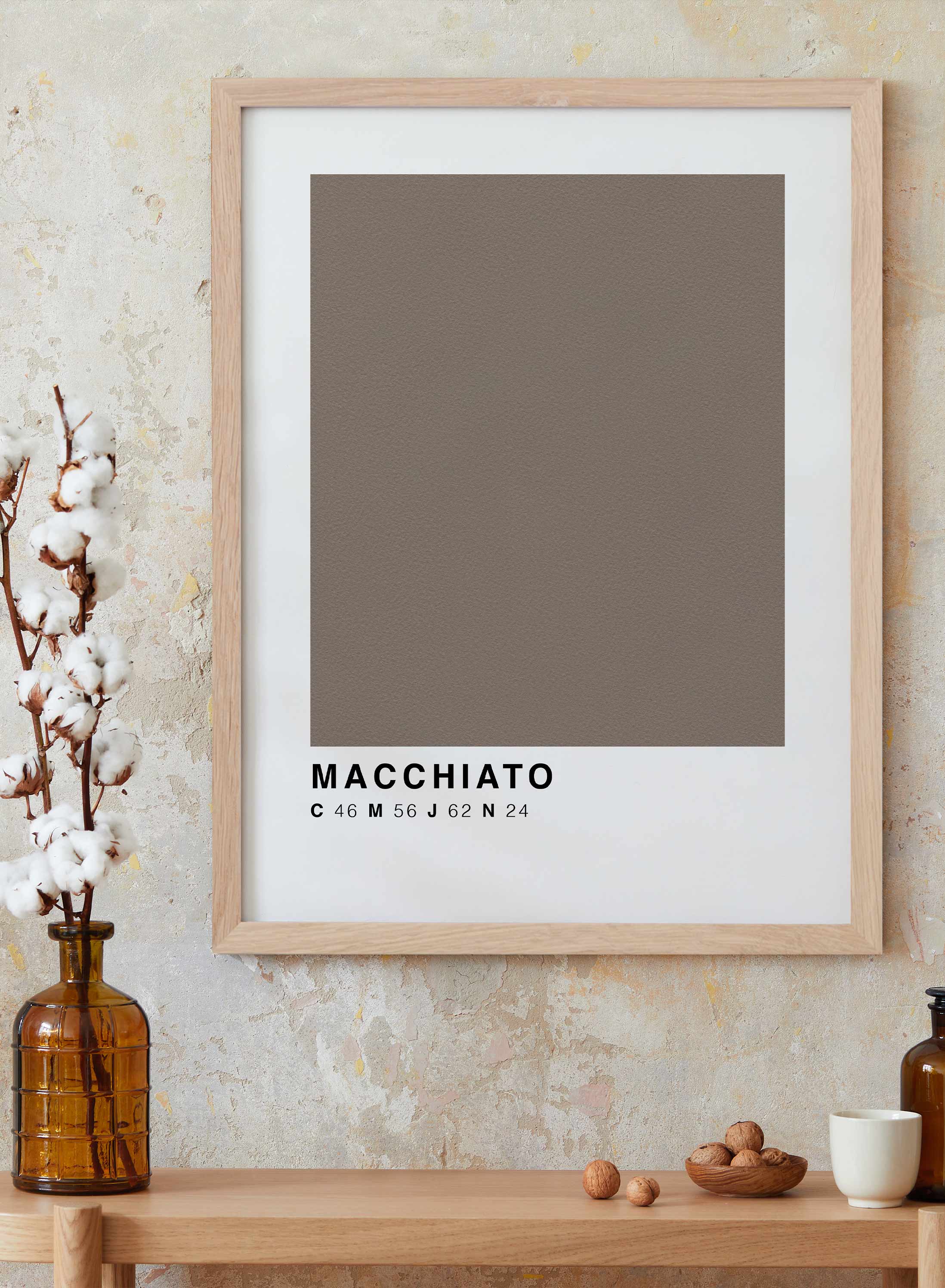 Macchiato Art Poster - Aesthetic Coffee Wall Decor for Home, Office & Cafe | Perfect for Coffee Lovers & Baristas