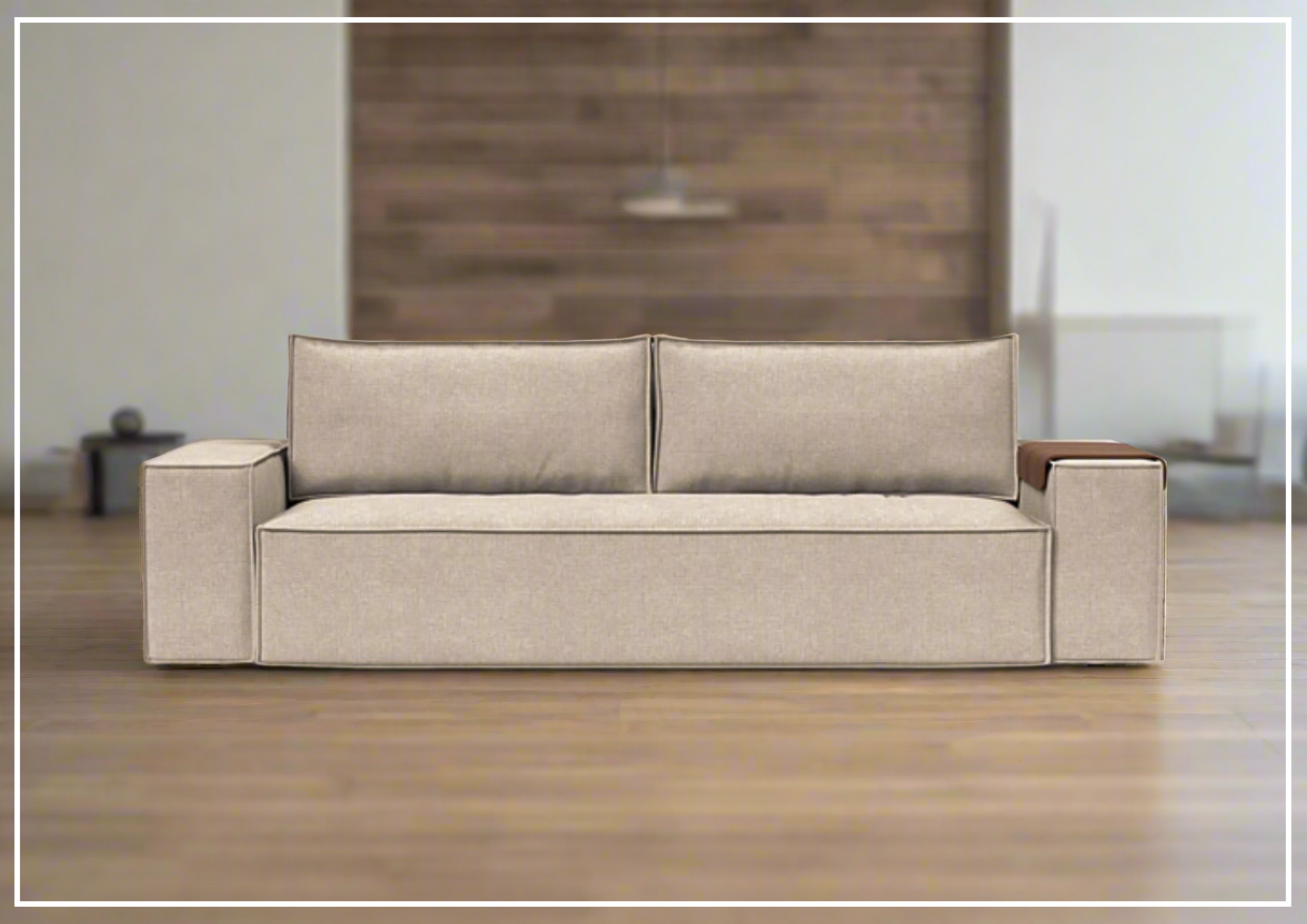 Innovation Living Newilla 2-Seater Convertible Fabric Sofa Bed - Comfortable Sleeper Sofa for Small Spaces, Guest Rooms & Apartments