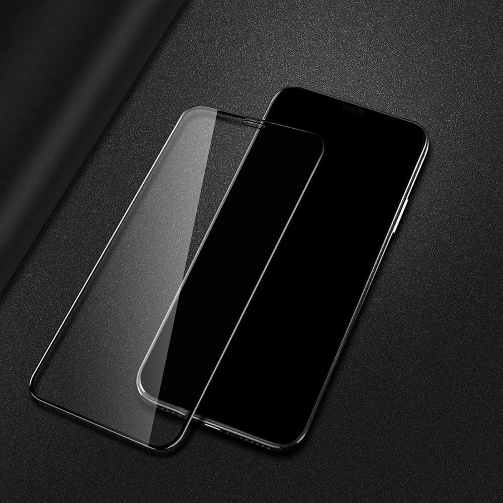 BoxWave ClearTouch Glass Curve Screen Protector for Apple iPhone 11 - 9H Tempered Glass, Anti-Scratch, Bubble-Free Installation (Jet Black) - Perfect for Everyday Protection Against Drops and Scratches