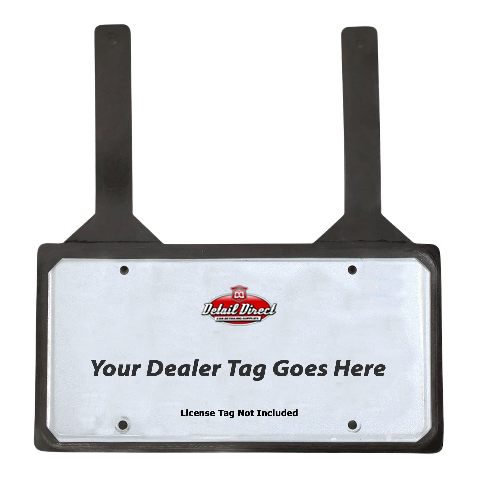 Durable Rubber License Plate Holder for Cars - Universal Fit, No Drill Installation - Perfect for Dealerships, Auto Shops & Car Enthusiasts