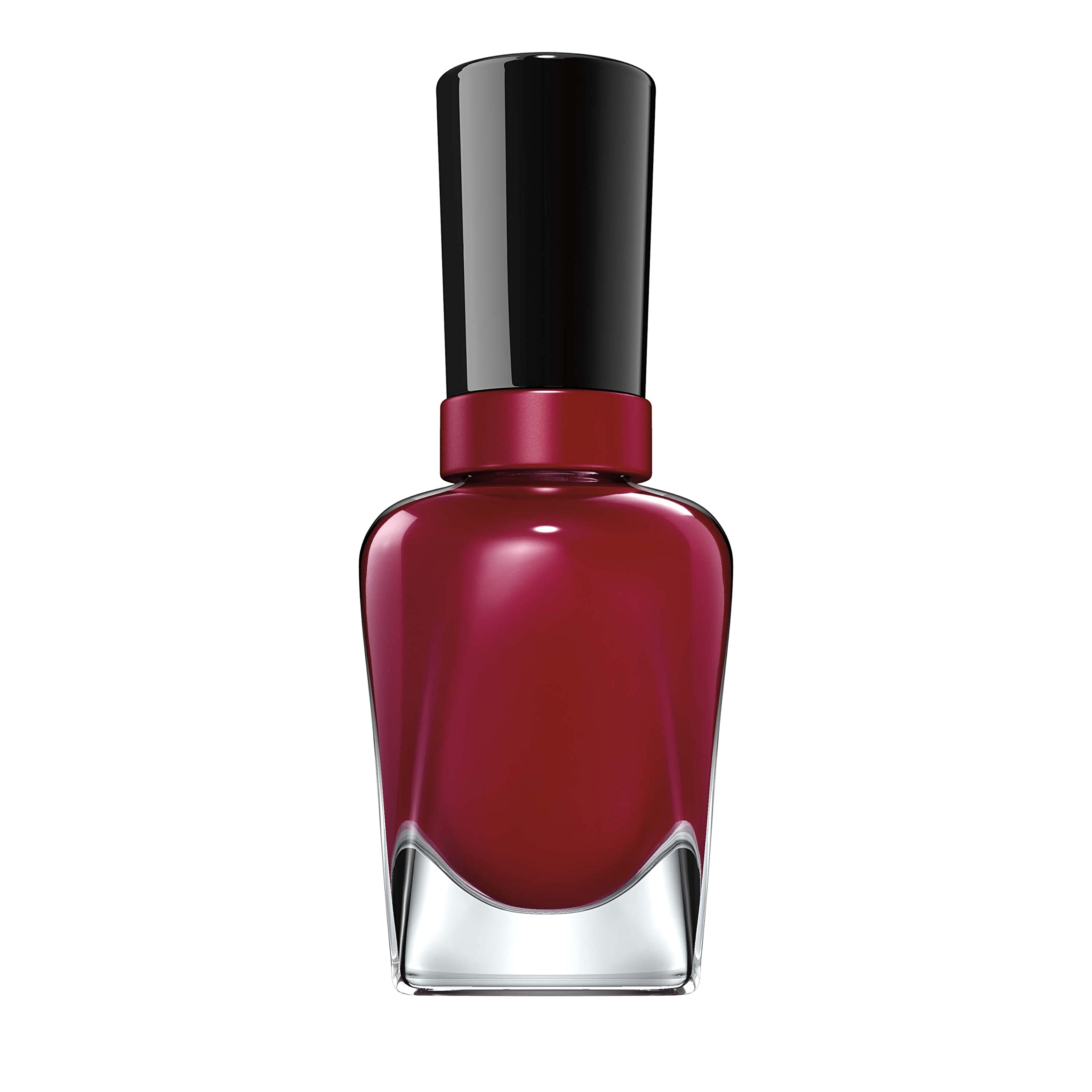 Sally Hansen Miracle Gel™ Nail Polish - Dig Fig Red, Long-Lasting Gel-Like Formula, No UV Lamp Needed, Chip-Resistant, Salon-Quality Finish - Perfect for Manicures, Pedicures, and Special Occasions