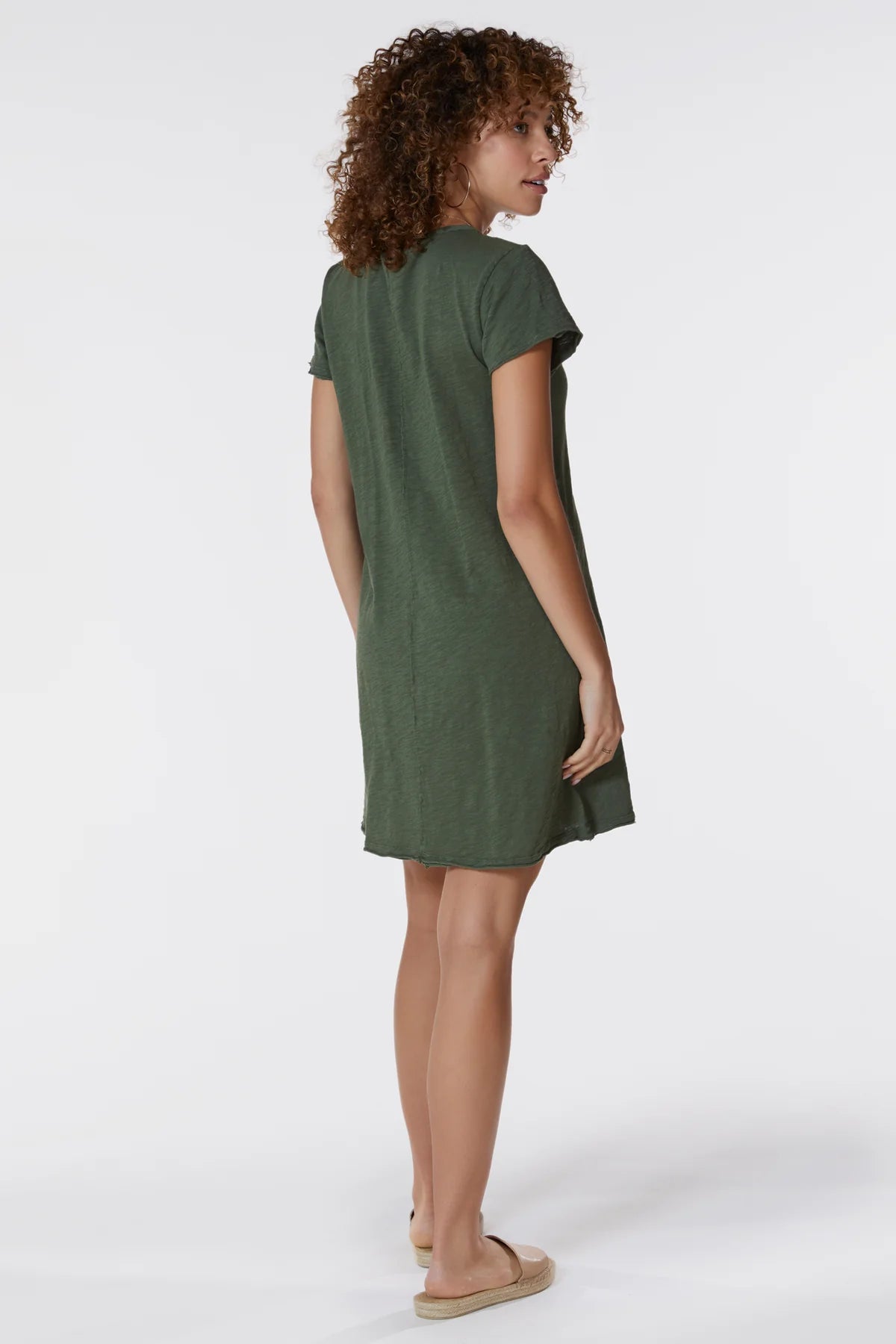 Elegant Center Seam Shirt Dress for Women - Floral Garden Print Summer Dress - Perfect for Casual Outings, Brunch Dates & Office Wear