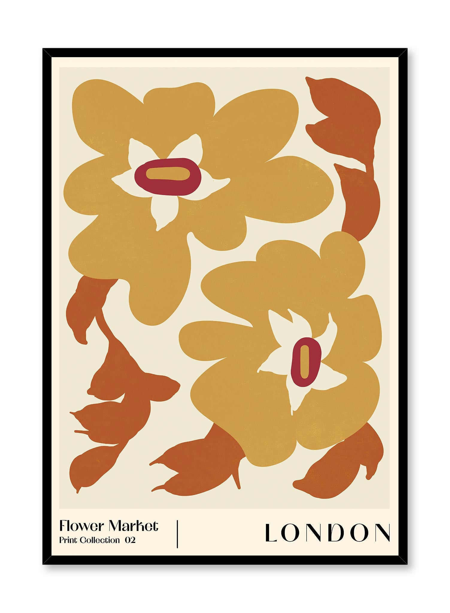 London Market Poster - Vintage British Travel Wall Art for Home & Office Decor | Perfect for Living Room, Bedroom, or Office Wall Decoration