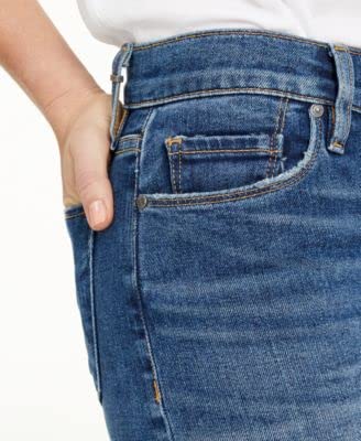 HUDSON Women's Nico Mid Rise Super Skinny Ankle Jeans - Stretch Denim Pants for Casual Wear & Night Out | Comfortable Slim Fit Jeans for Women