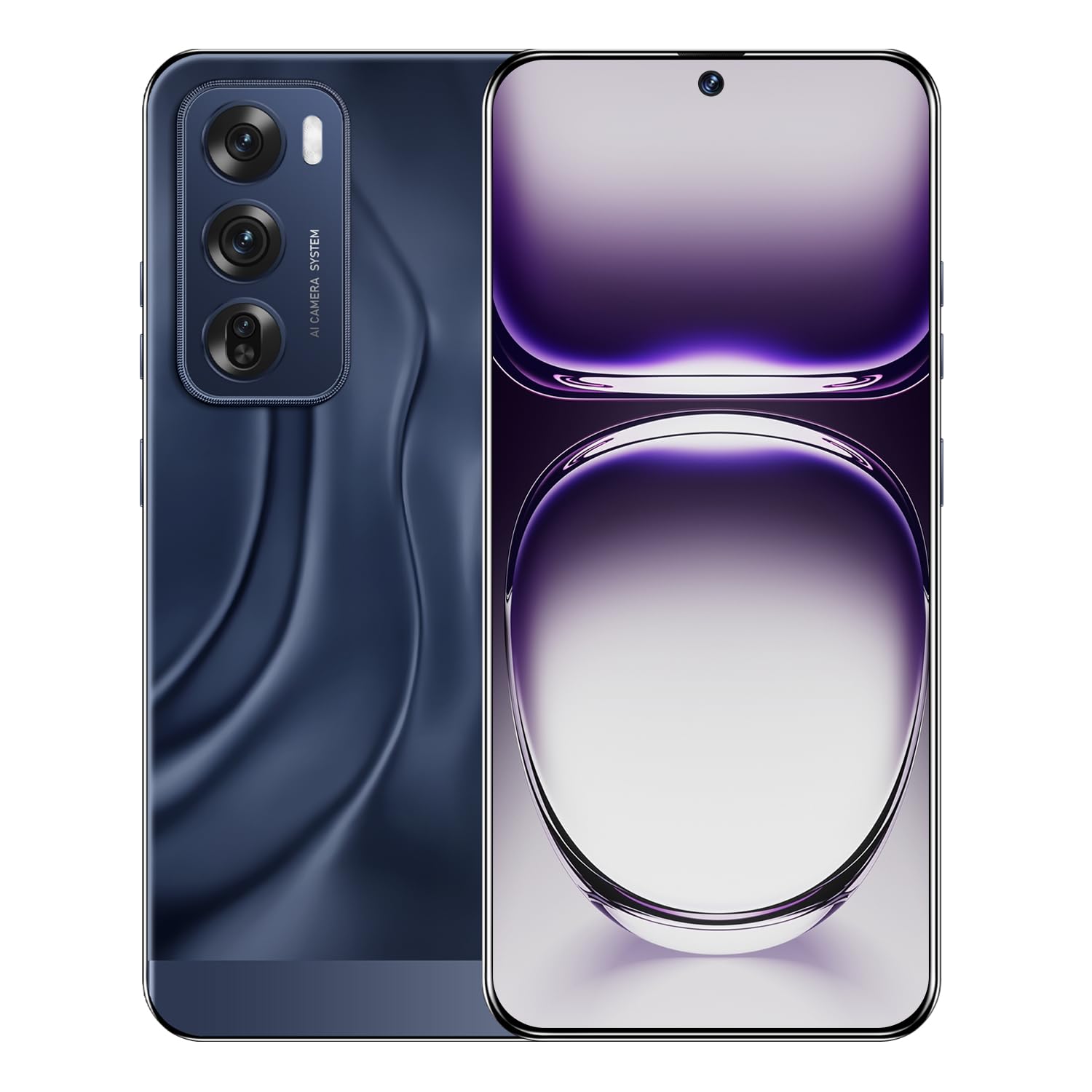 Unlocked Android Smartphone Reno 12 Pro - 8GB RAM 256GB Storage, 50MP+24MP Dual Camera, 6800mAh Long Battery Life, 6.8