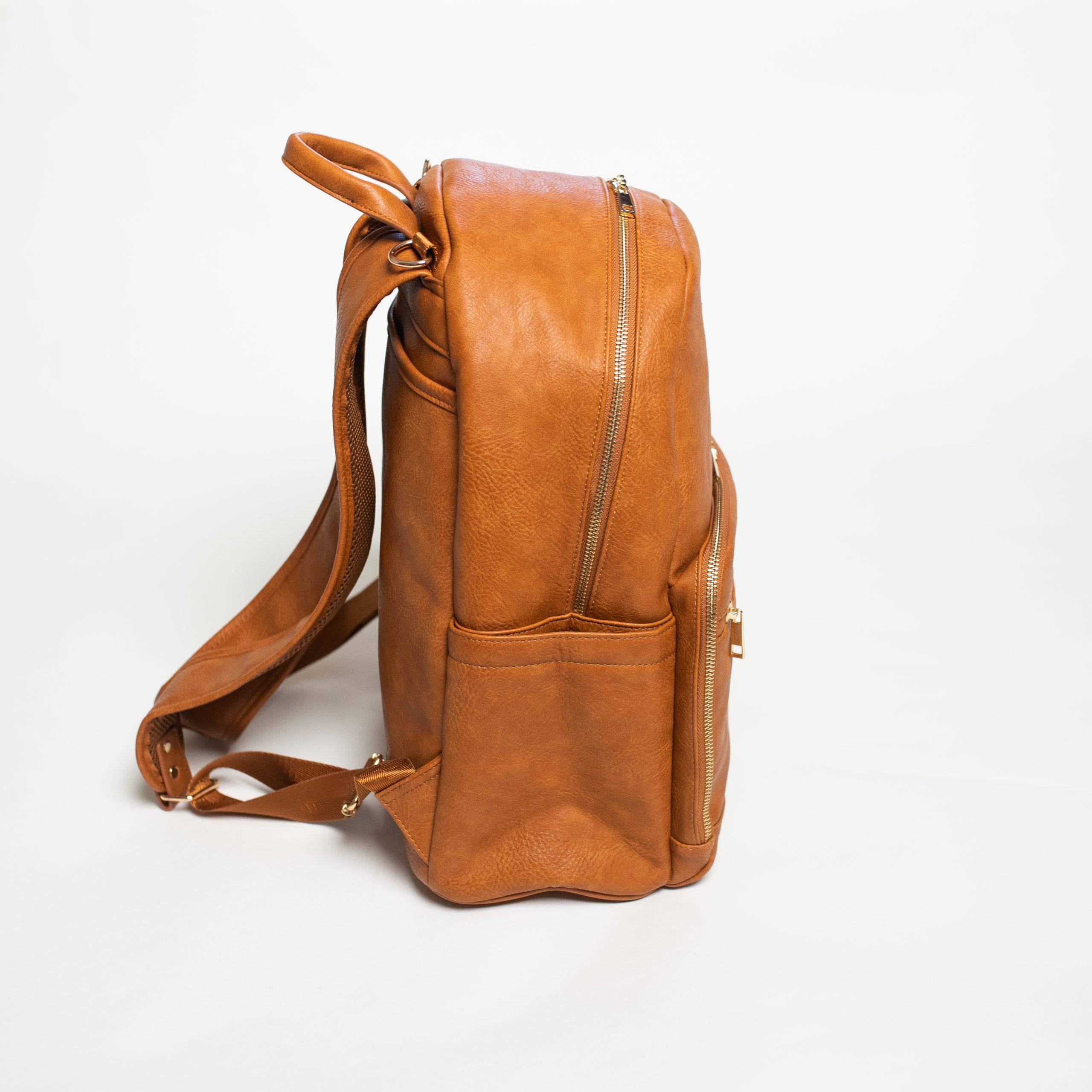 Premium Brown Leather Backpack for Men & Women - Durable & Stylish Carry-On Bag for Travel, Work & Daily Use