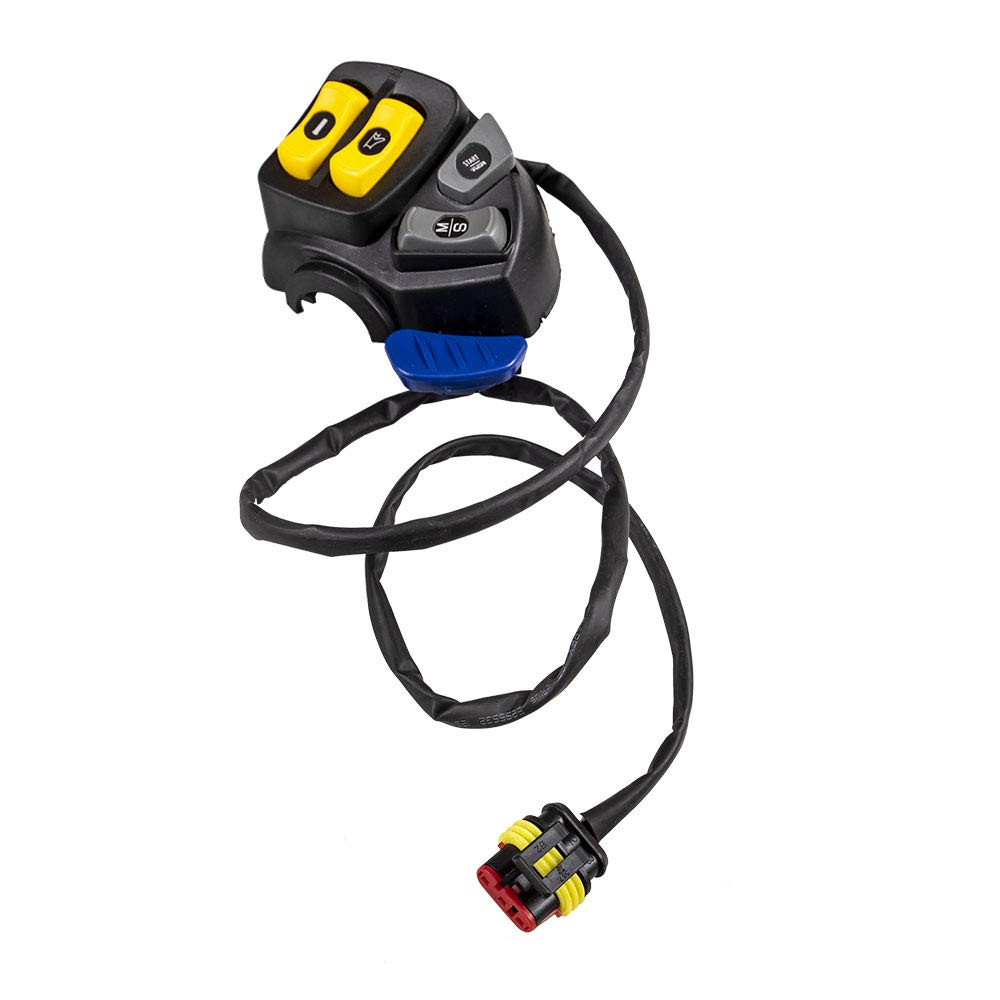 Ski-Doo OEM Left Hand Housing Switch 515177020 & 515177509 - Replacement Part for Snowmobile Handlebar Controls | Perfect for Ski-Doo Snowmobile Repairs & Maintenance