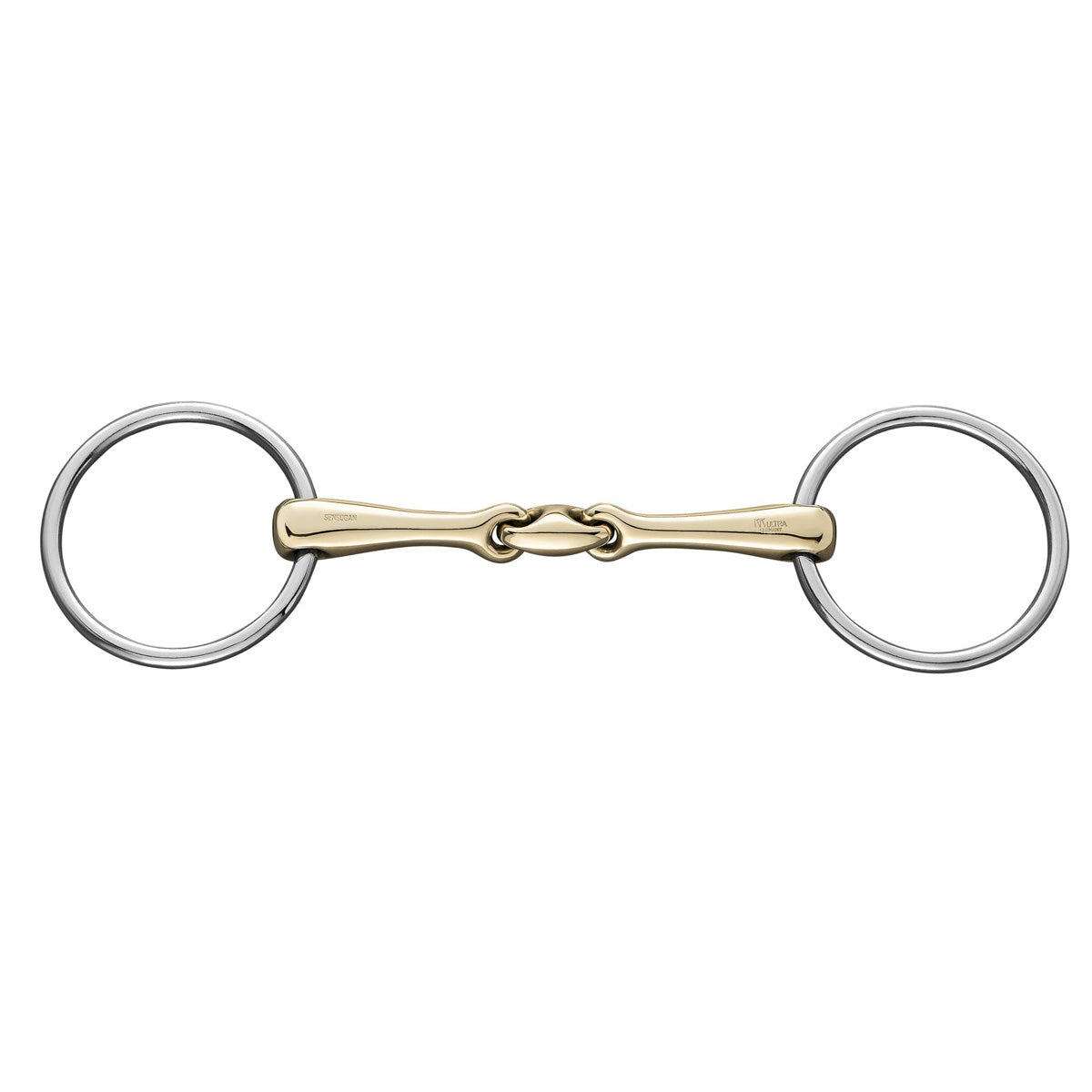 Herm Sprenger KK ULTRA Sensogan Double Jointed Loose Ring Snaffle Bit - 16mm Stainless Steel Horse Training Bit for Dressage & Jumping - Perfect for Gentle Control & Responsive Riding