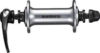 Shimano HB RS400 Front Hub - 100mm QR, Rim Brake, Silver, 36H - Perfect for Road Bikes & Commuter Bikes