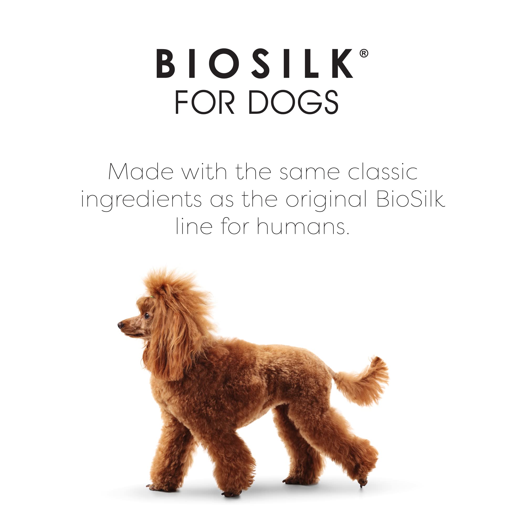 **BioSilk for Dogs Silk Therapy Shampoo with Coconut Oil – Natural Conditioning & Detangling Spray for Pets – 12 Pack | Gentle Cleansing for Soft, Shiny Fur – Perfect for Bath Time & Grooming**