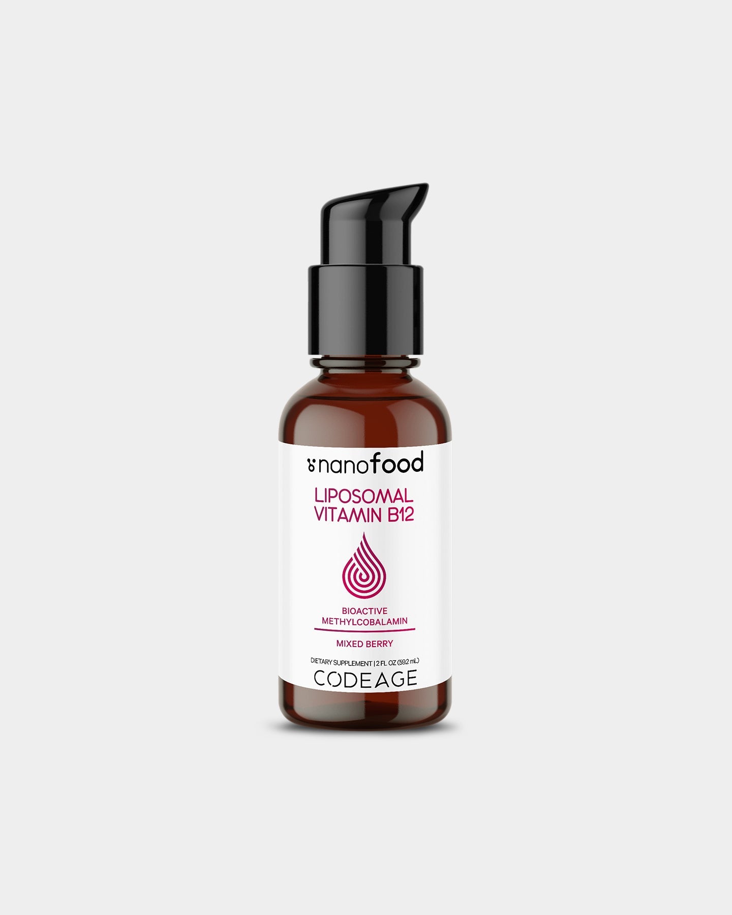 Codeage Vitamin B12 Liquid Supplement - Methylcobalamin Drops for Energy & Metabolism Support - Vegan, Non-GMO, Gluten-Free - Boost Focus & Vitality for Workouts & Daily Activities