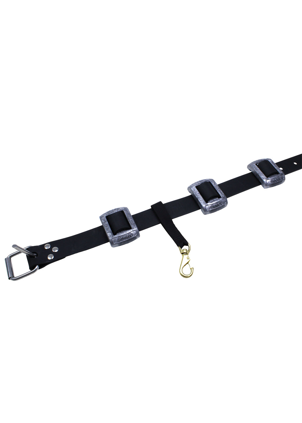 Premium Adreno Spearfishing Weight Belt Pack with Brass Clip & Lanyard Combo - Durable Dive Gear for Underwater Hunting & Freediving Adventures
