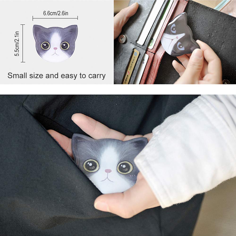 Catlady Cute Unbreakable Stainless Steel Travel Mirror - Portable Makeup Mirror for Women | Perfect for Travel, Home & Vanity Use