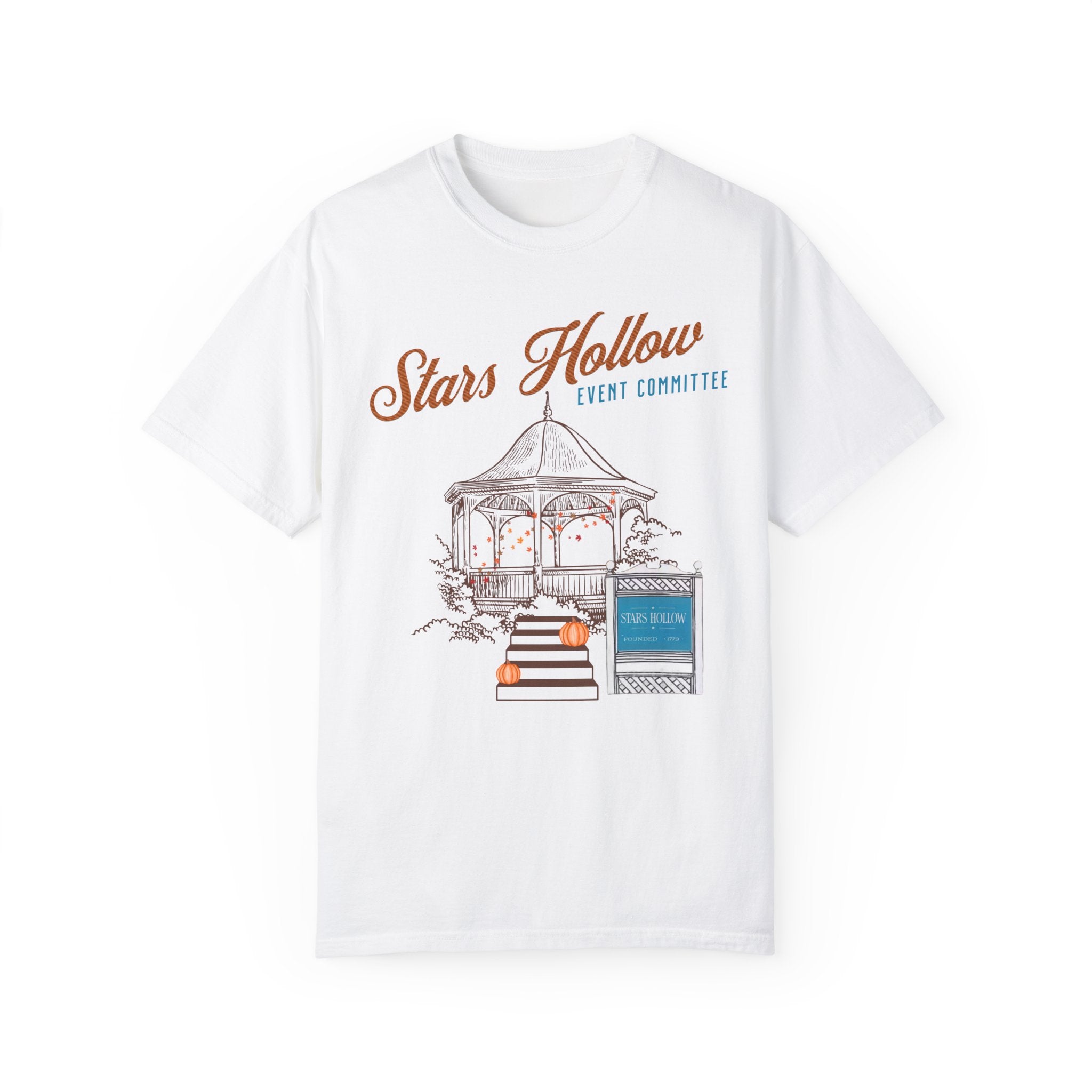 Stars Hollow Event Committee T-Shirt - Soft Cotton Tee for TV Show Fans, Casual Wear & Themed Parties