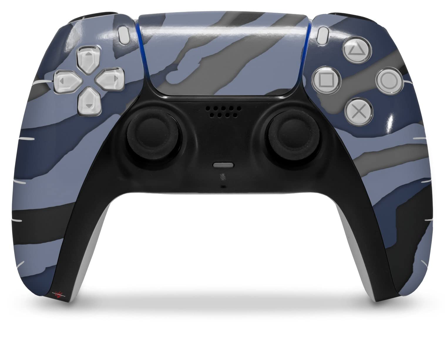 PS5 DualSense Controller Skin Wrap - Camouflage Blue for Gaming Protection