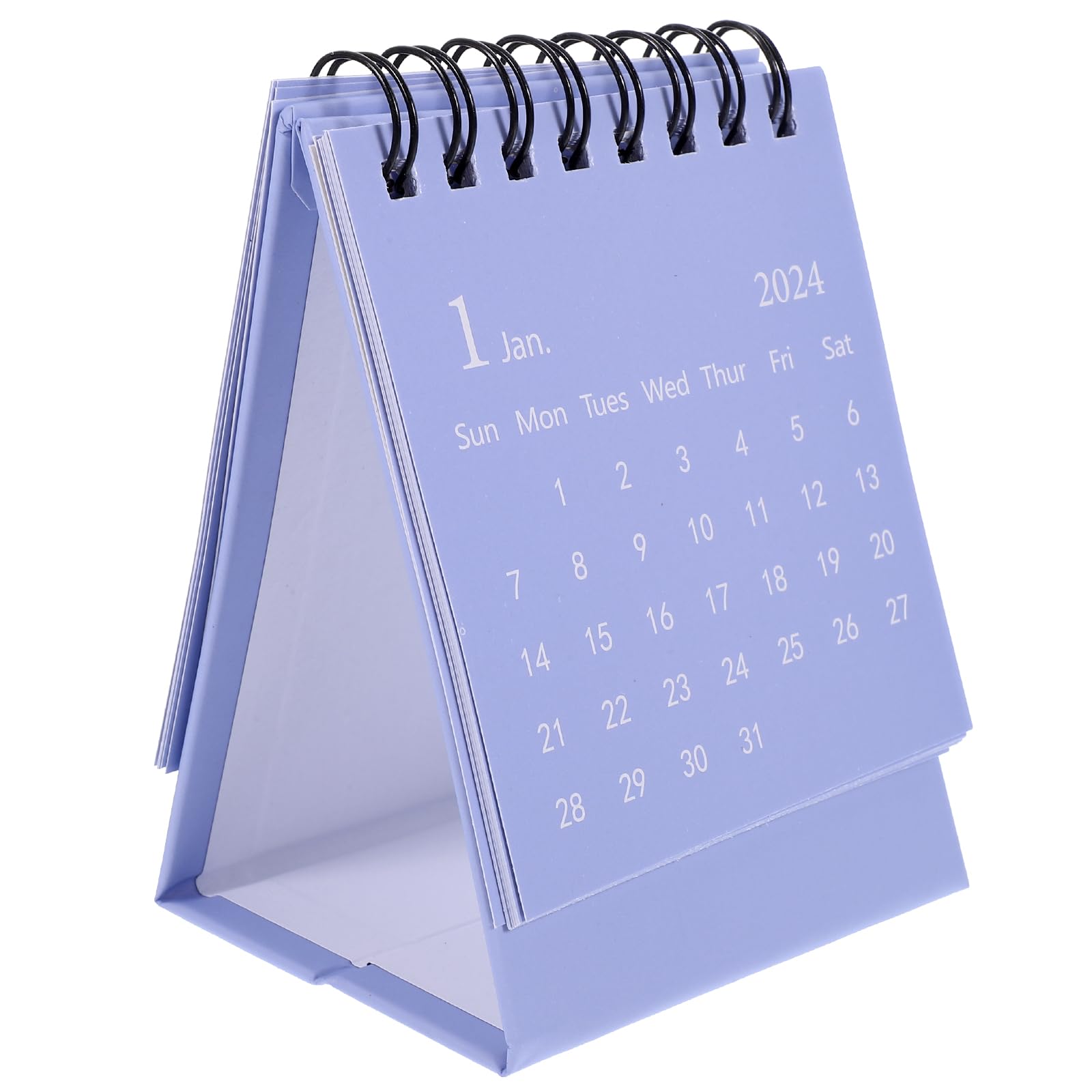 2024 Mini Desk Calendar - Standing Flip Planner 2023-2024 | Purple Daily Scheduler for Office, Home & School | Wall/Desktop Calendar for Planning & Organizing | August 2023-December 2024 | Perfect for Work, Study & Gift Giving