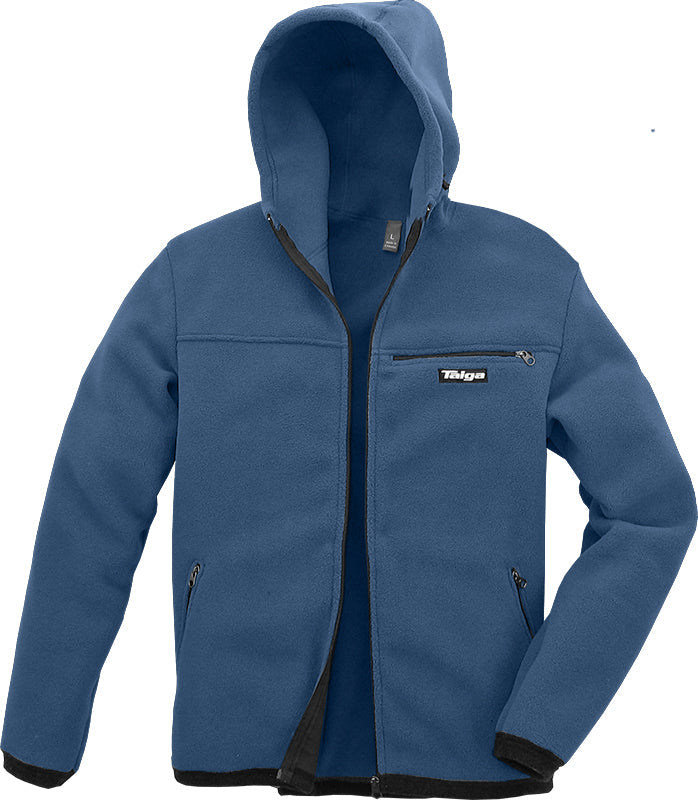 ThermoFleece 350 Men's Hooded Jacket - Lightweight Winter Fleece Coat for Outdoor Activities, Hiking & Camping