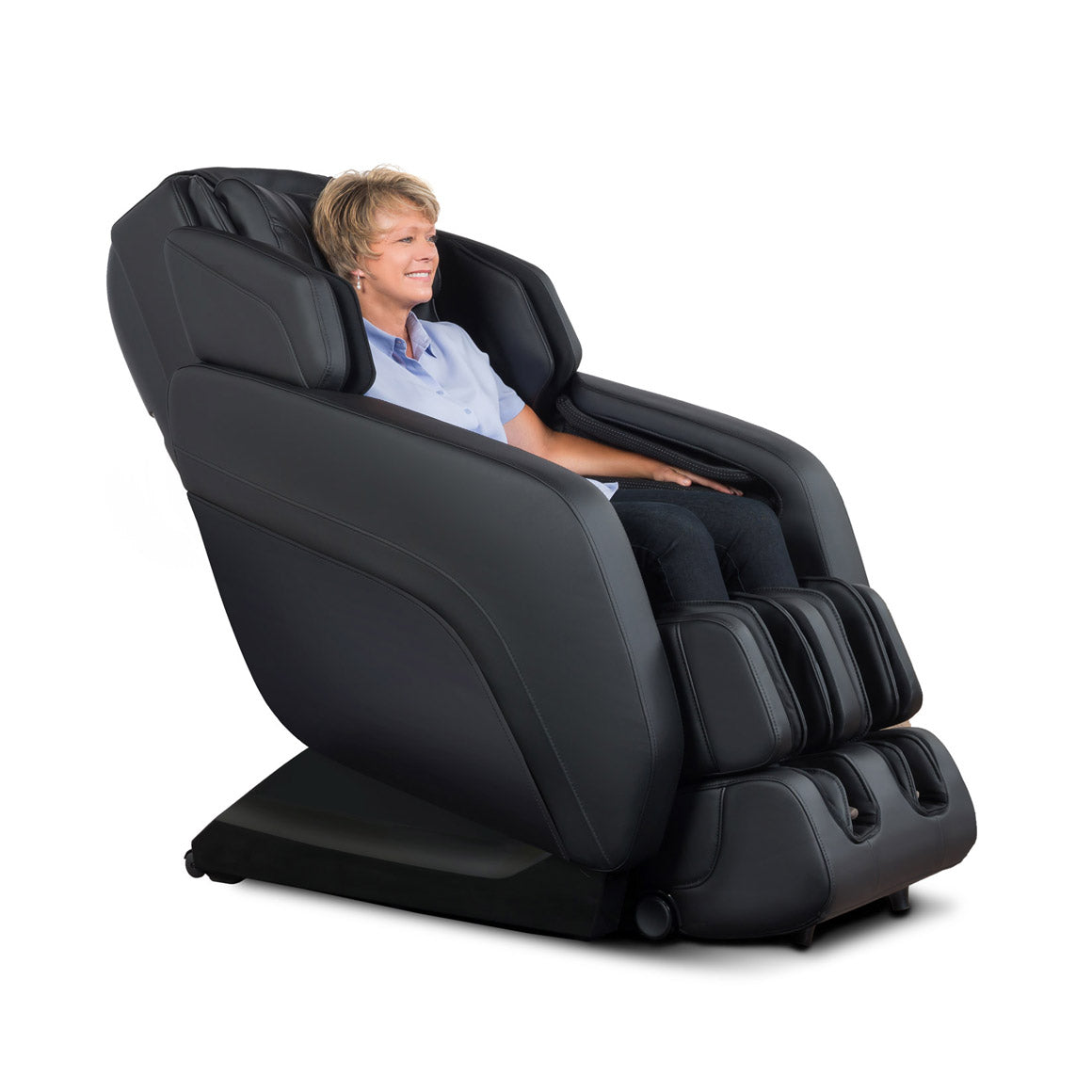 MK V PLUS Full Body Massage Chair with Zero Gravity Recline - Black - Perfect for Home, Office & Relaxation Therapy