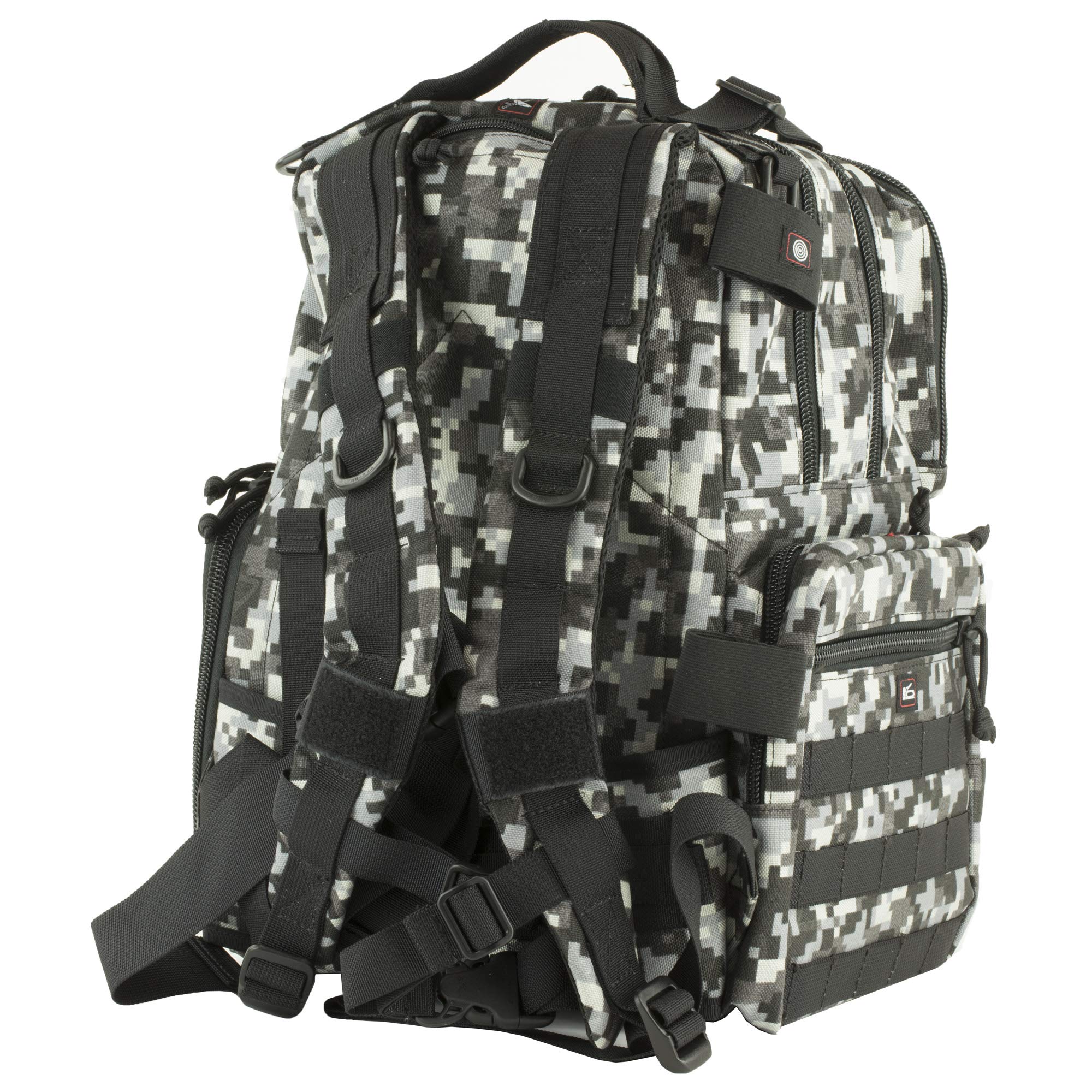 Tactical Range Backpack for Shooting - 3 Handgun Capacity, MOLLE Webbing, Waterproof & Durable - Perfect for Range Training, Hunting & Outdoor Adventures