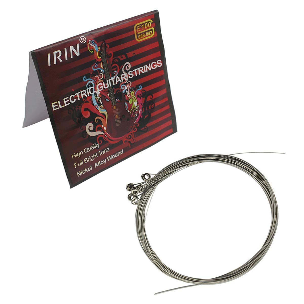 Premium Electric Guitar Strings 3-Pack - Stainless Steel Core Nickel Alloy Wound with Nickel-Plated Ball Ends (EADGBE) - Perfect for Rock, Blues & Metal Performances