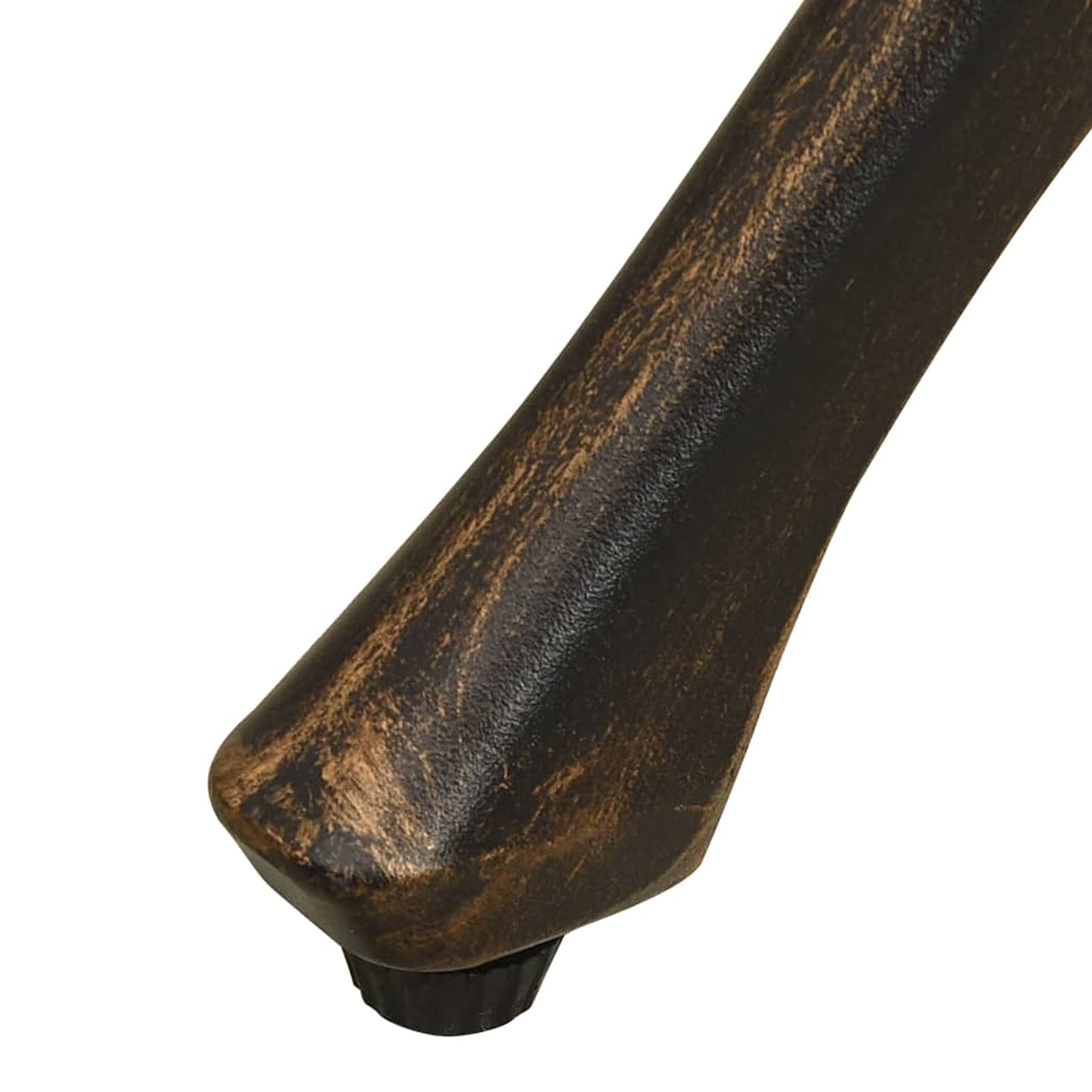Weather-Resistant Bronze Cast Aluminum Patio Table - 35.4