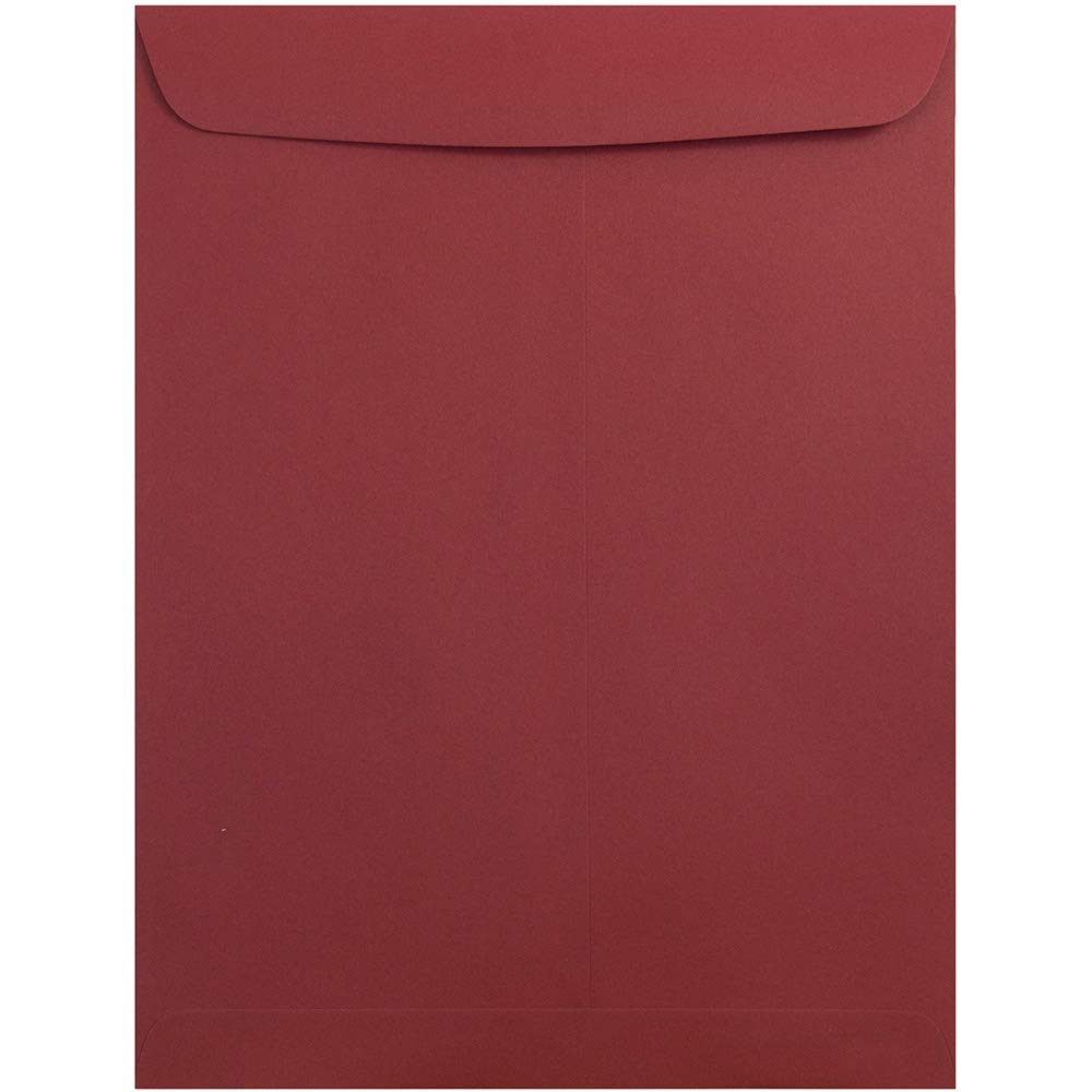 JAM PAPER 10 x 13 Open End Catalog Premium Envelopes - Dark Red - Bulk 250/Box | Business Mailing, Document Storage & Office Supplies