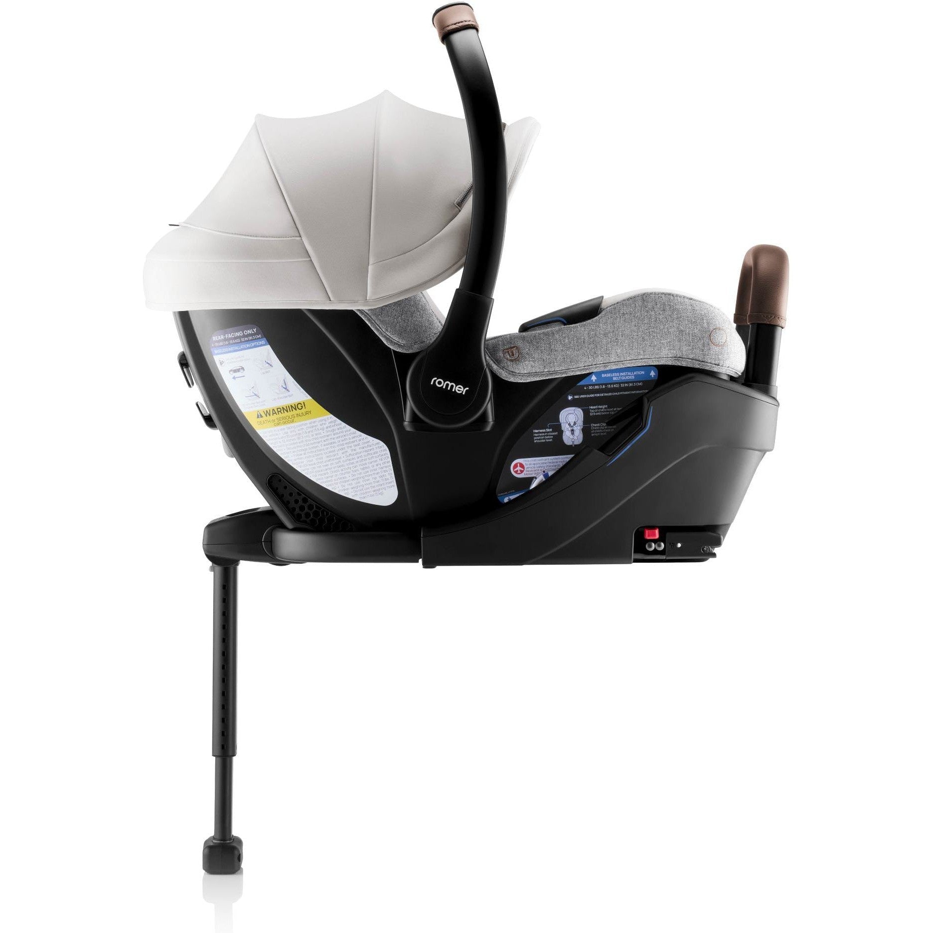 Romer Juni Infant Car Seat with Versa Base - Safe & Lightweight Baby Car Seat for Newborns to 35 lbs - Easy Installation for Cars, Travel & Daily Commute