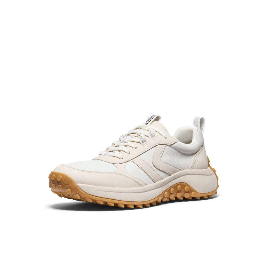 Women's KS86 Leather Sneakers - Comfortable Casual Walking Shoes for Women | Birch/Star White | Perfect for Work, Travel & Everyday Wear