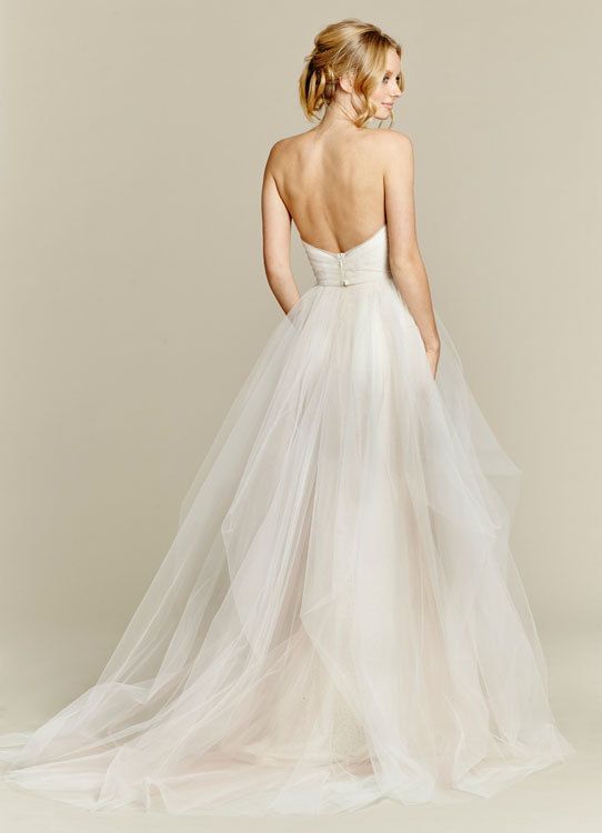 Hayley Paige Bella Candi Blush Wedding Gown - Elegant A-Line Bridal Dress for Romantic Ceremonies & Formal Events